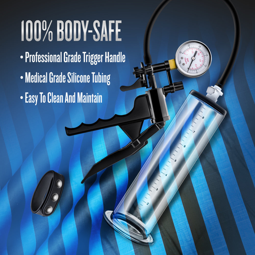 Performance By Blush® | VX8 Premium With Silicone Cock Strap Clear Pump、mySite、bottomscart