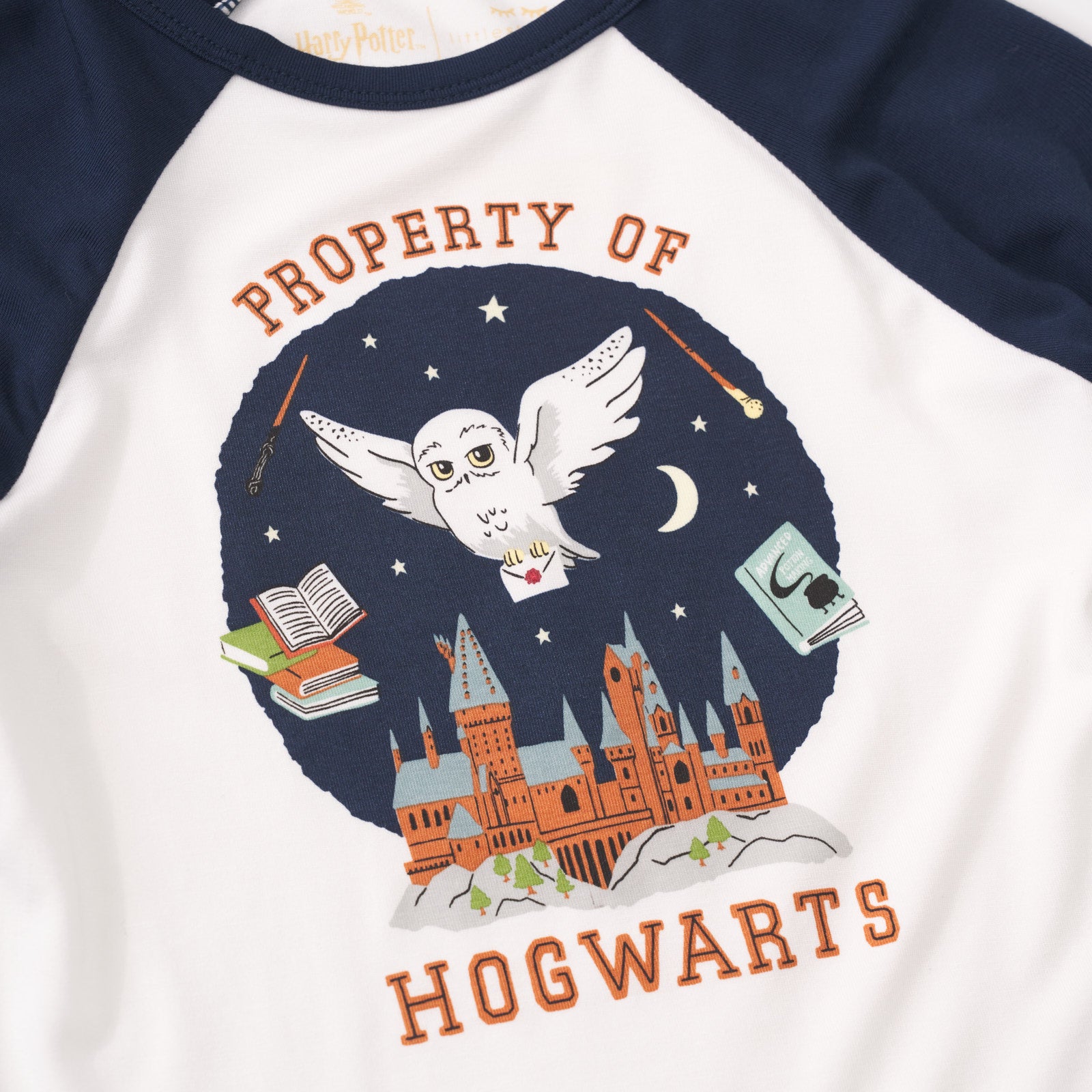 Harry Potterª Property of Hogwartsª Raglan Tee、mySite、g9winljtr