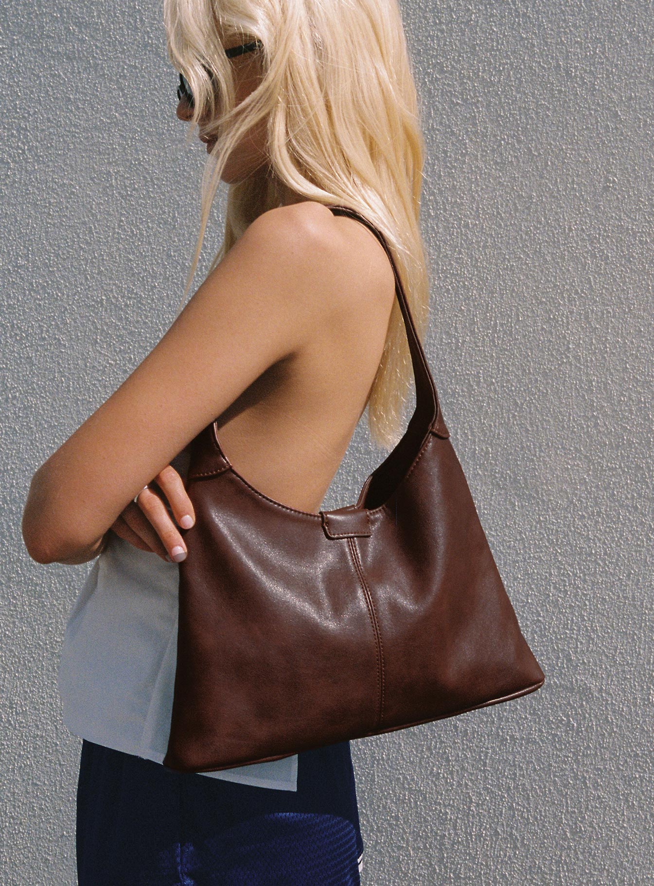 Patty Shoulder Bag Brown、mySite、solidvoid