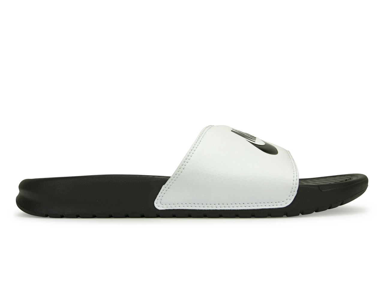 Nike Men's Benassi JDI Sandal White/Black、mySite、bottomscart