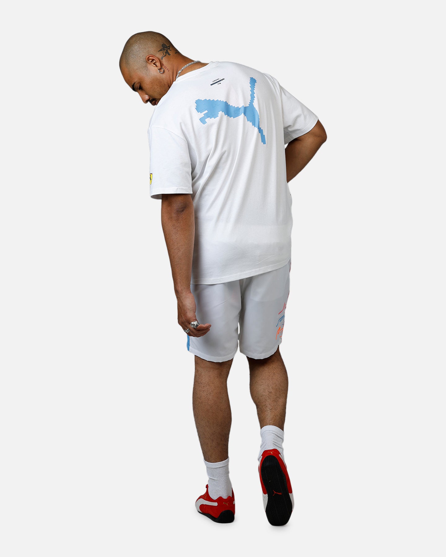 Puma x Scuderia Ferrari Sketches Graphics T-Shirt White、mySite、zt4zffjzw