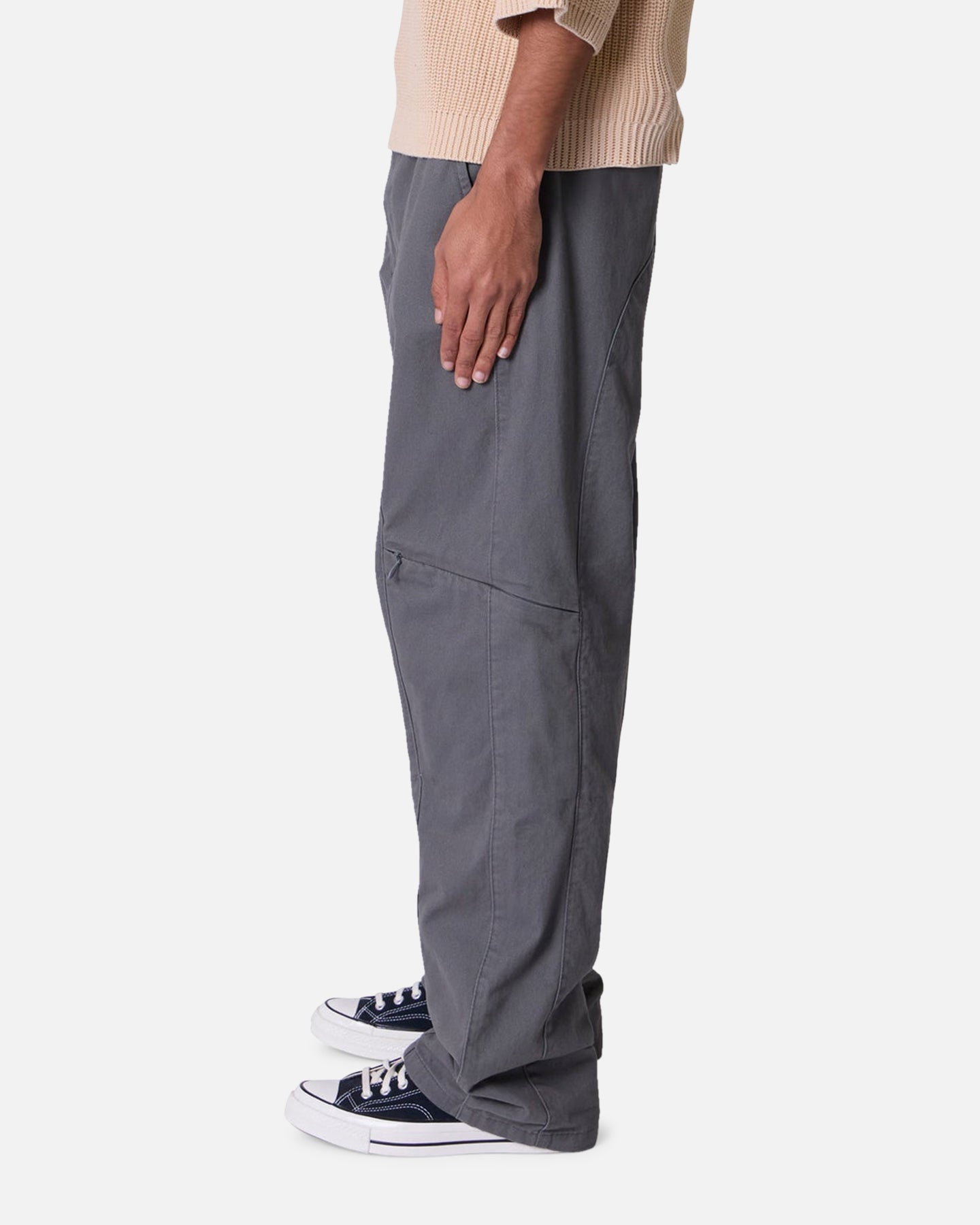 MNML Secret Zipper Cargo Pants Grey、mySite、zt4zffjzw
