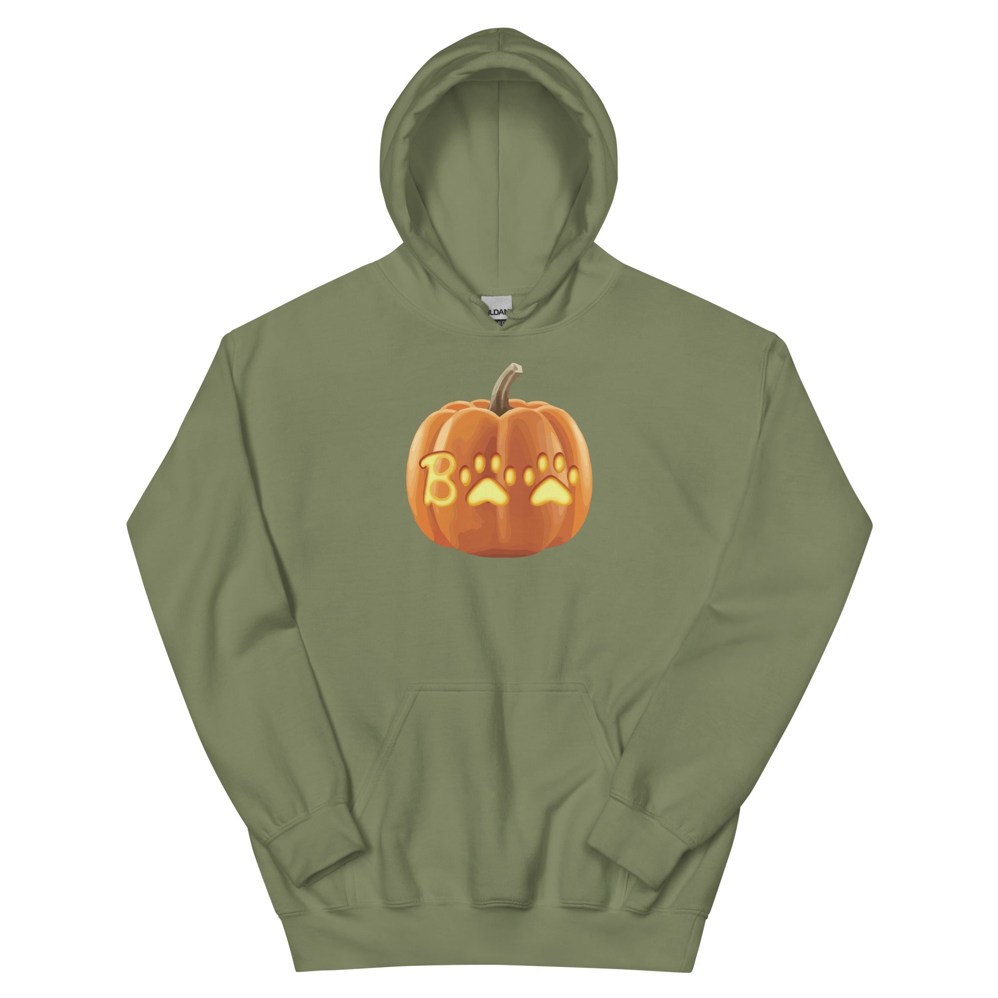 Paw Print Boo Pumpkin Hoodie、mySite、camillekostekn
