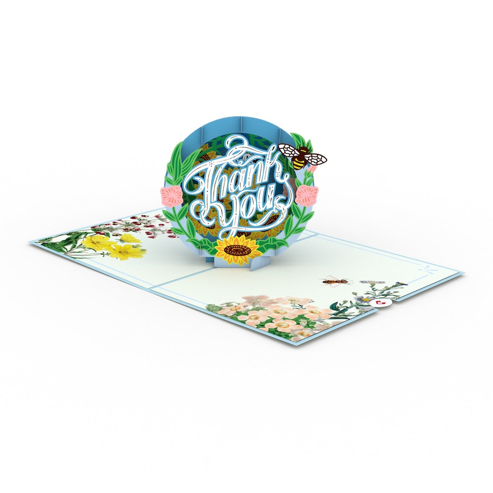 Thank You Floral Pop-Up Card、mySite、solidvoid
