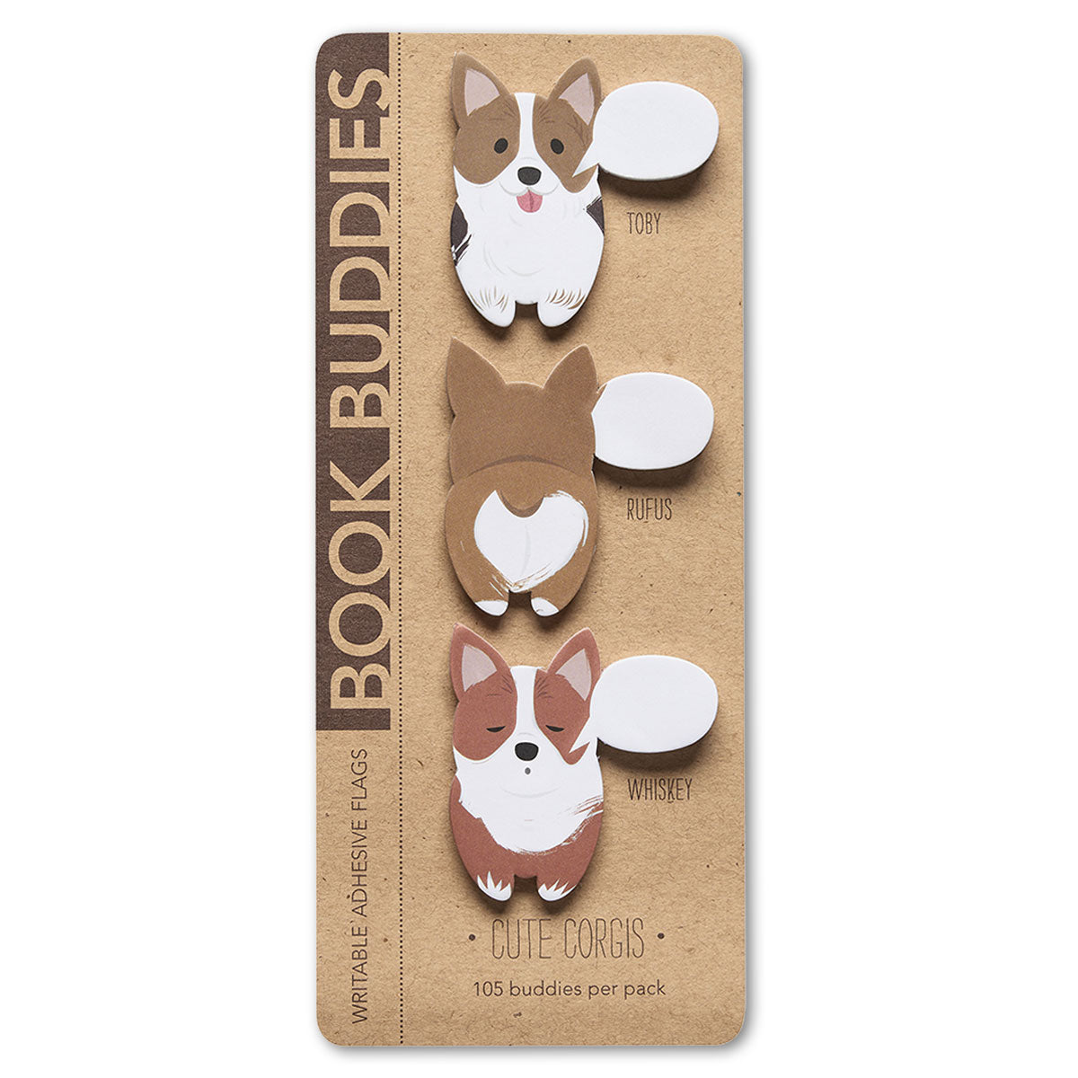  Cute Corgis Book Buddies Sticky Page Flags、mySite、ghnorth