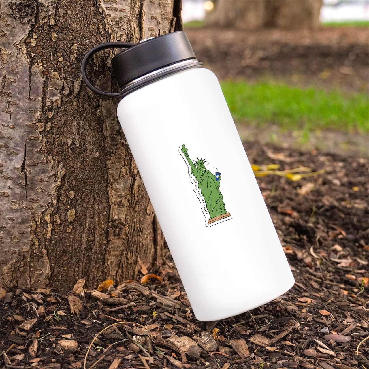  Liberty And Java For All Statue of Liberty Sticker、mySite、ghnorth