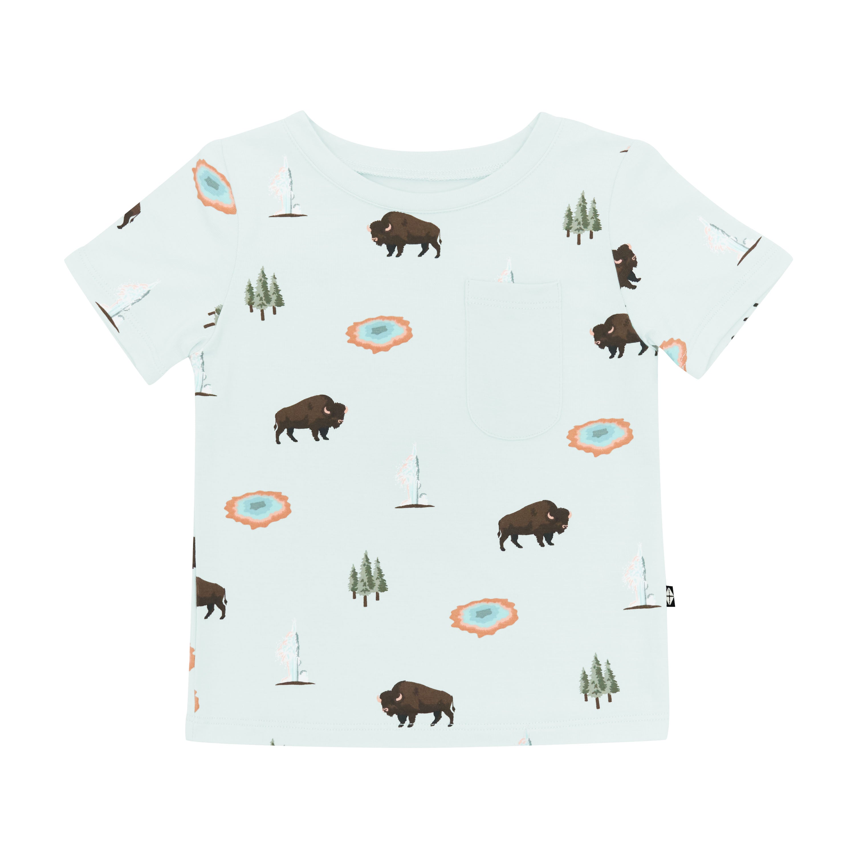  Toddler Crew Neck Tee in Yellowstone、mySite、layawaytickets