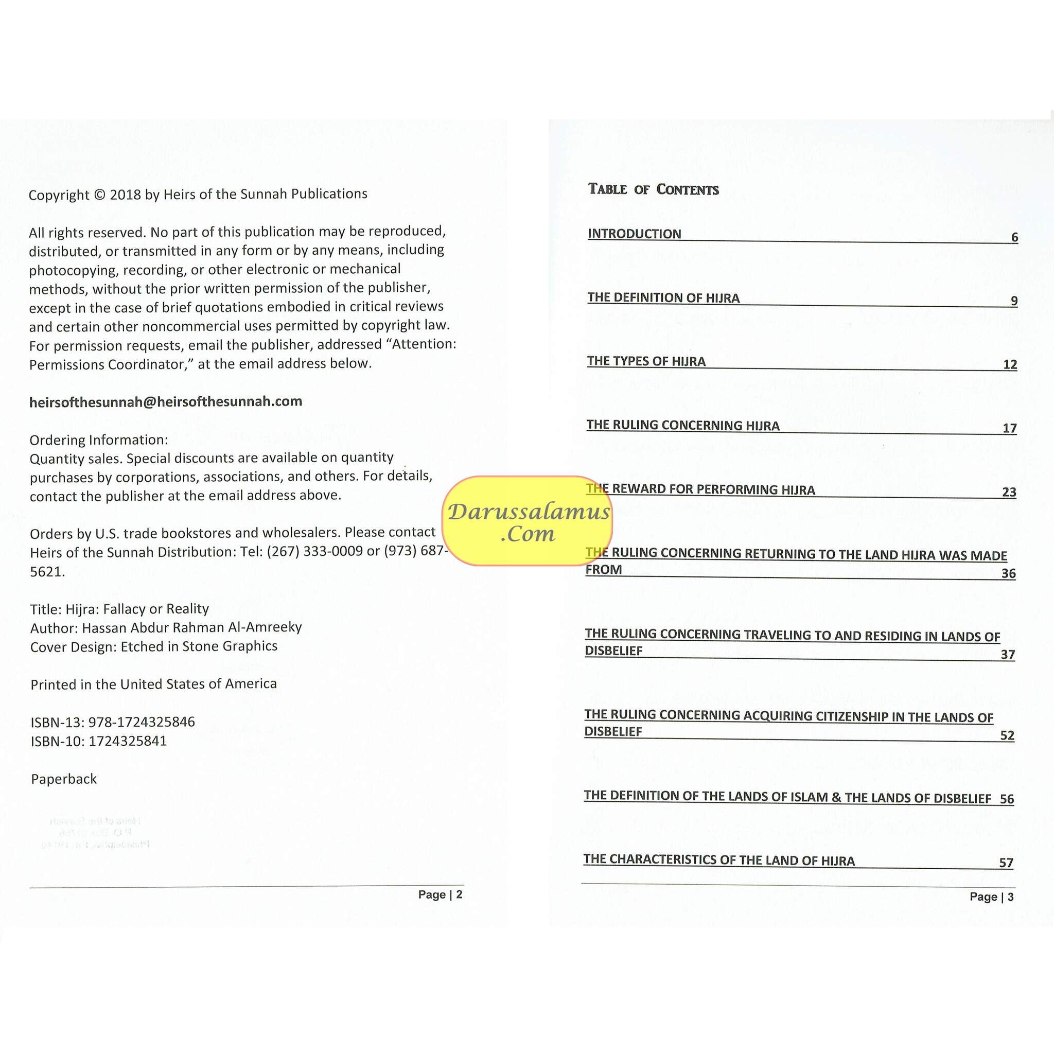 Hijra , Fallacy or Reality By Hassan Abdur-Rahman Al-Amreeky、mySite、topwebapps