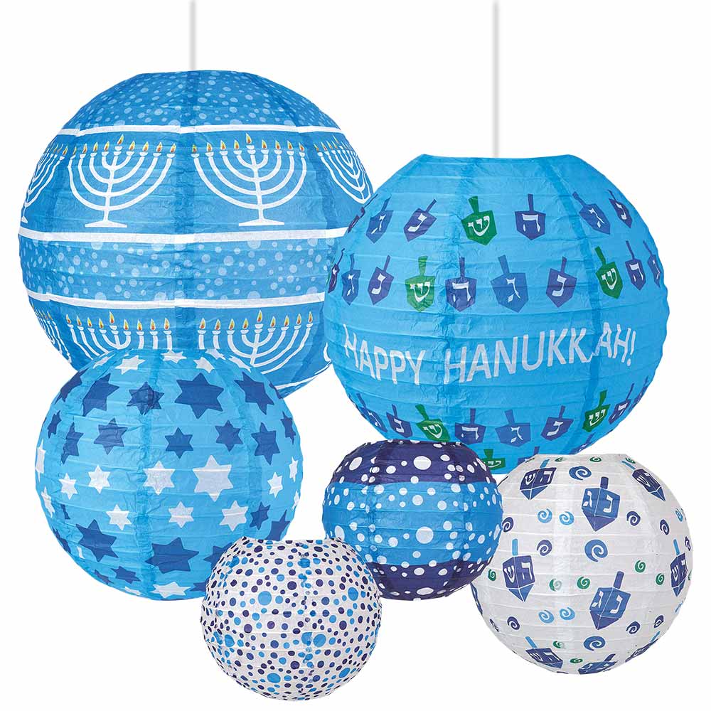 Hanukkah Lantern Set - Set of 6、mySite、topwebapps