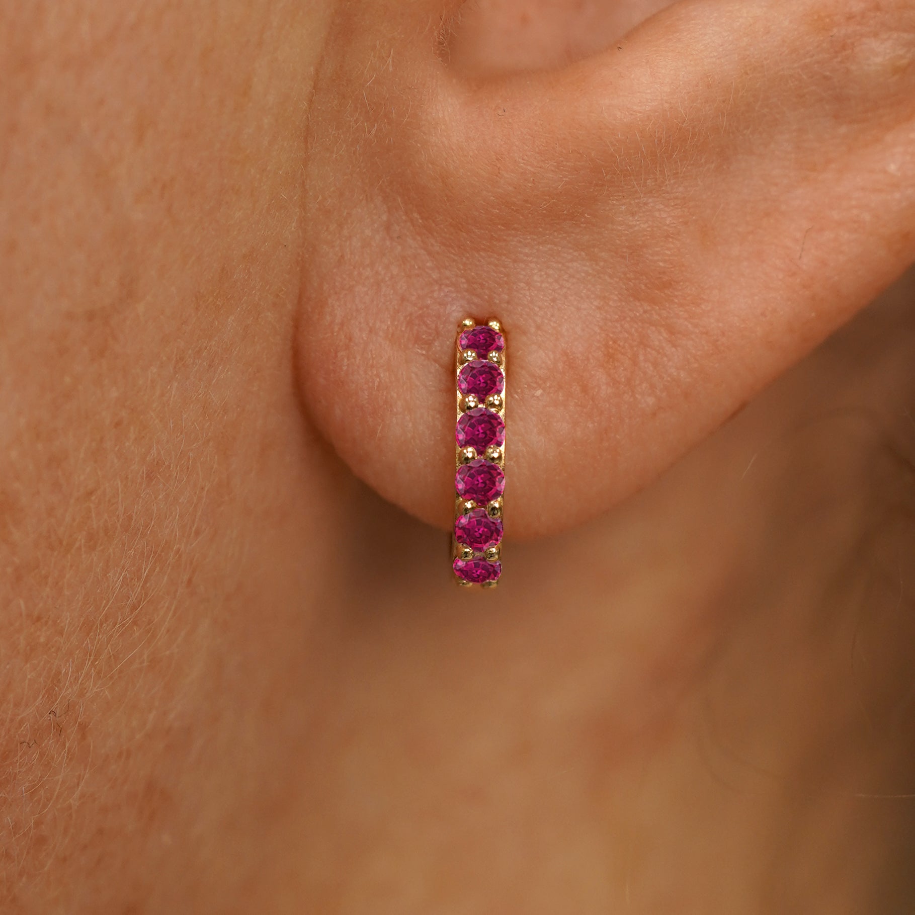 Ruby Huggie Hoop、mySite、hinf8tx79