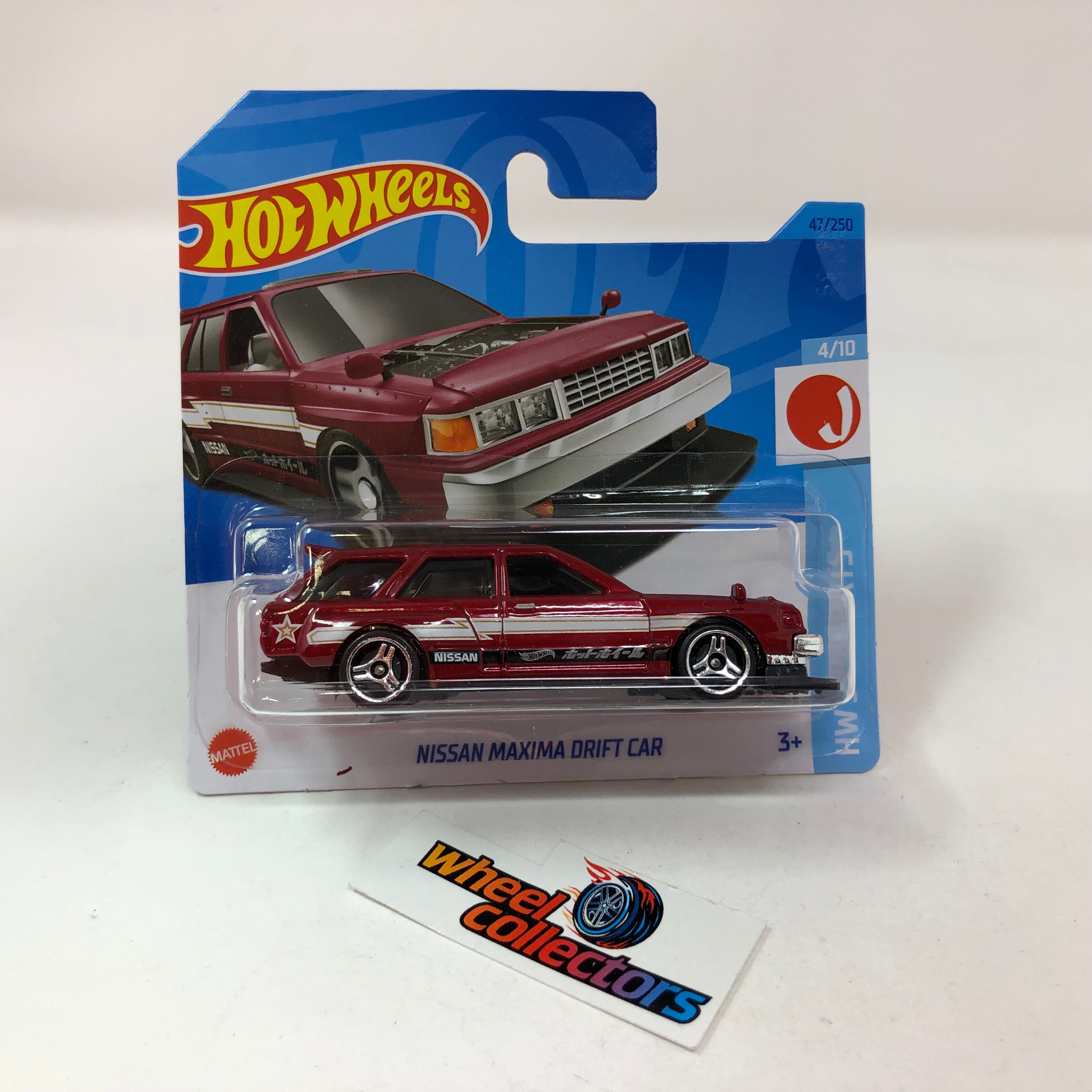 Nissan Maxima Drift Car #47 * RED * 2023 Hot Wheels、mySite、hgirdovlk
