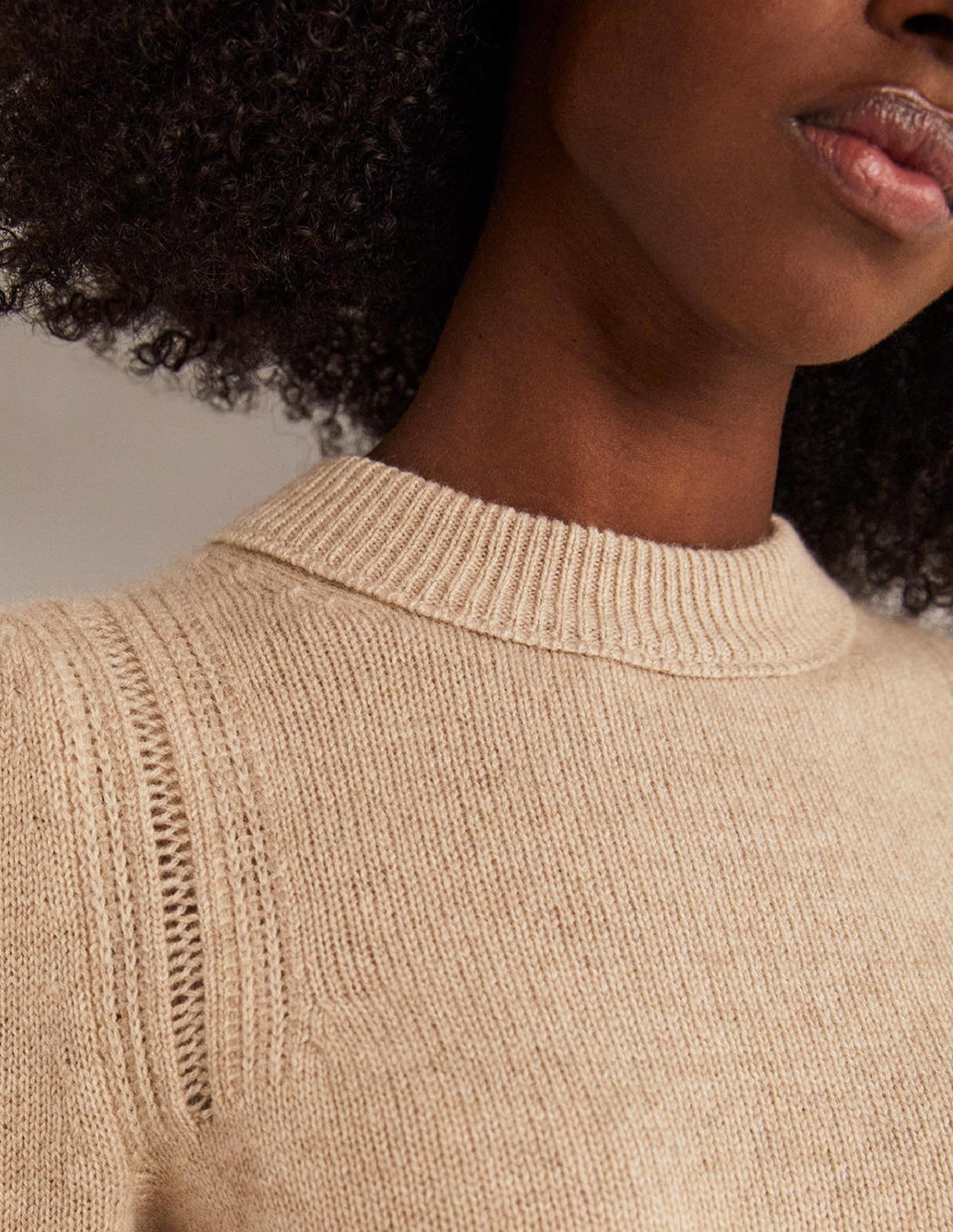  Lofty Cashmere Jumper-Chinchilla Melange、mySite、ashleygrahame