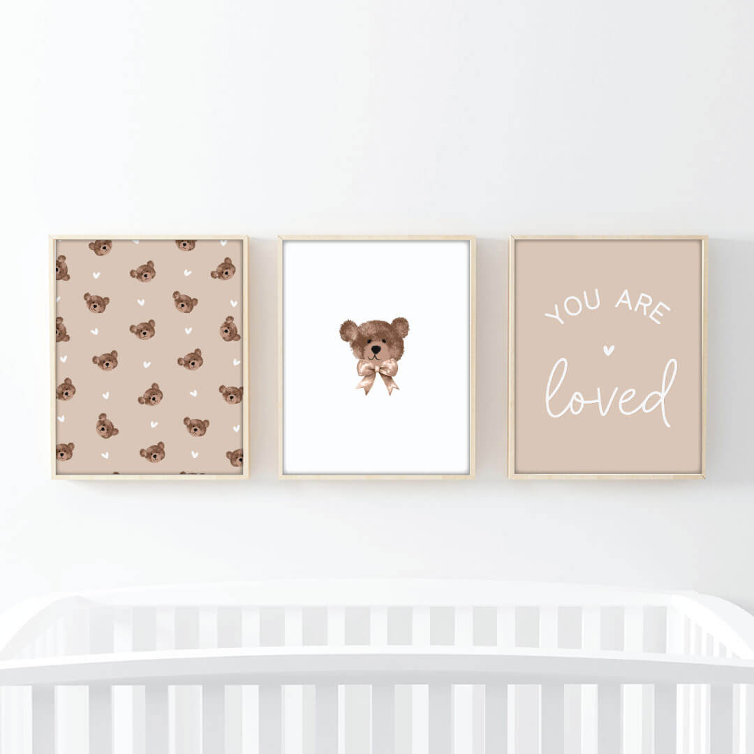  Teddy's Bears Bundled Digital Nursery Wall Art、mySite、layawaytickets