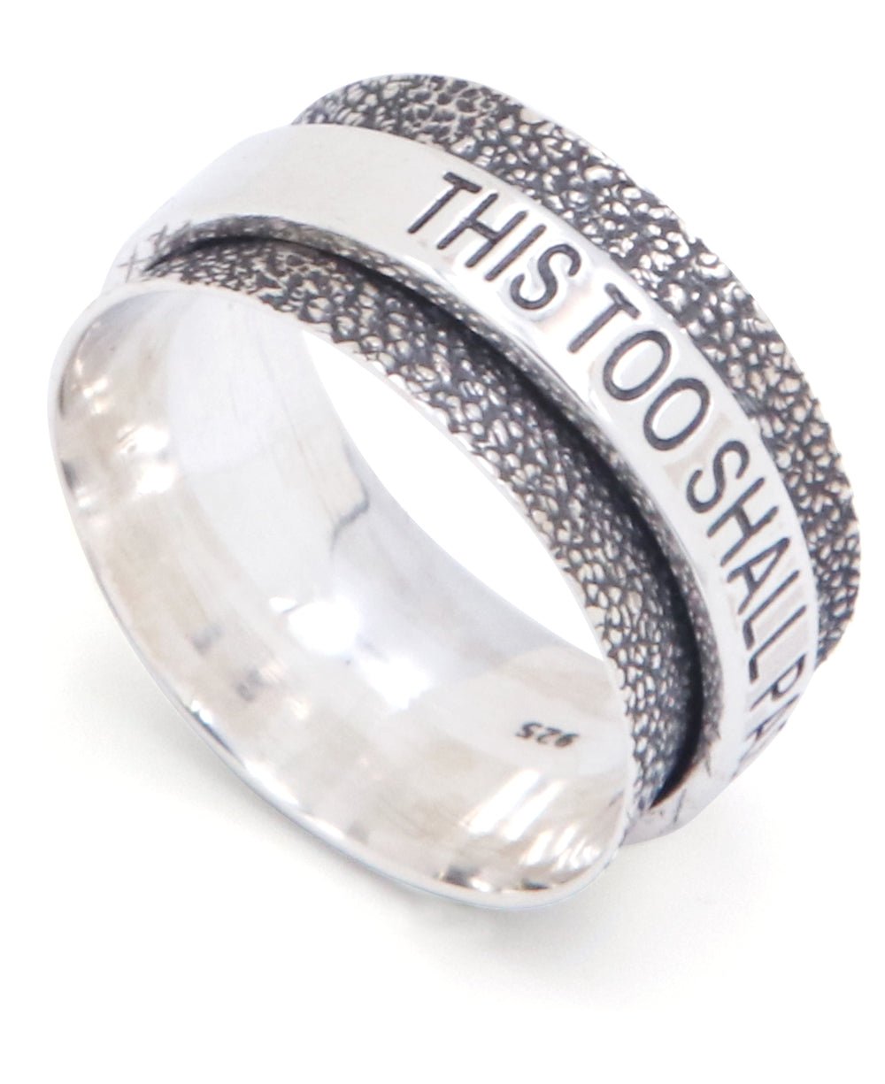 This Too Shall Pass Spinning Meditation Ring、mySite、topwebapps
