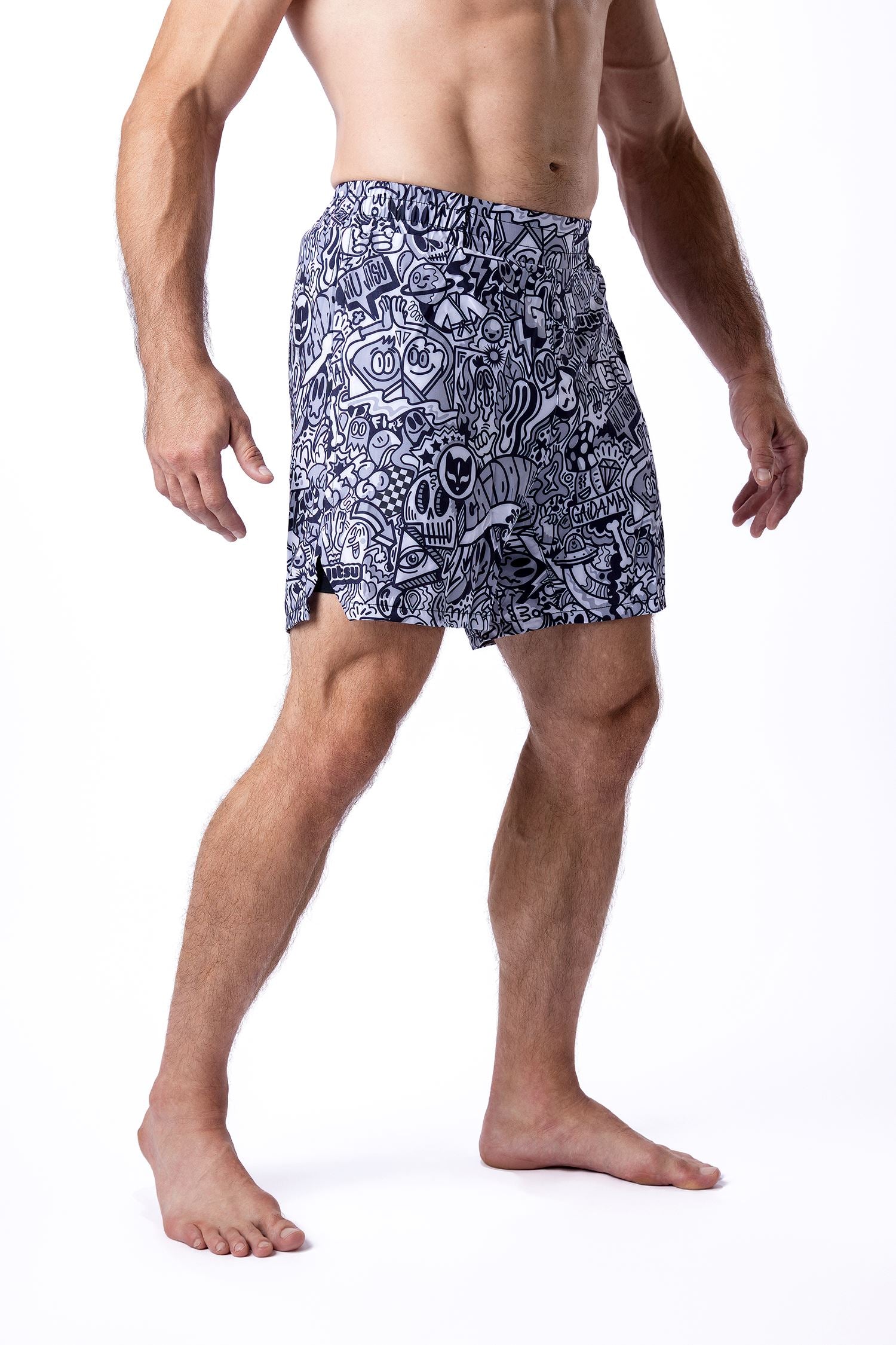Men's Wotto Doodle Jiu Jitsu Shorts、mySite、gigharbornorthrealestate