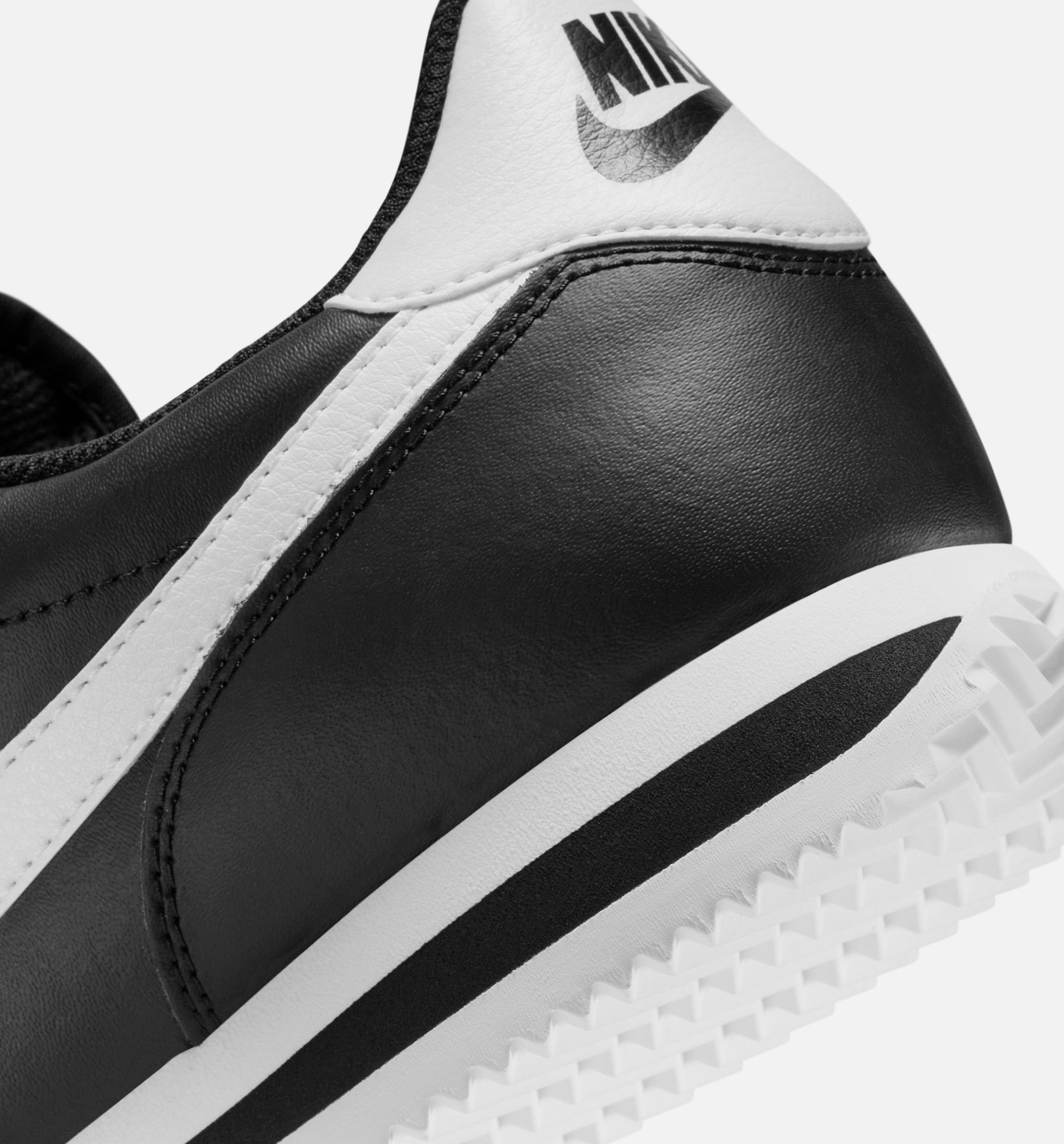 Cortez Leather Mens Lifestyle Shoe - Black/White、mySite、dreamappss
