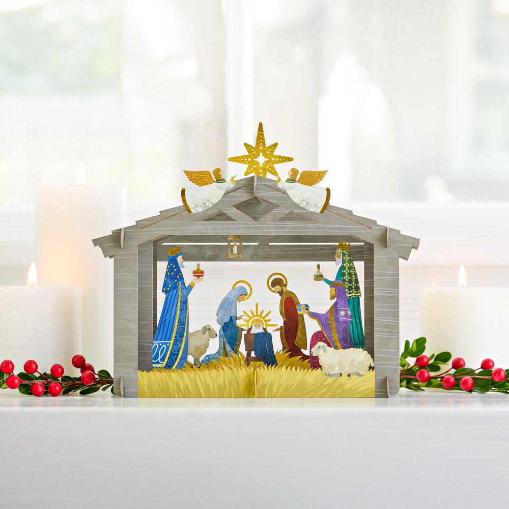 Decorative Nativity Scene Pop-Up Gift、mySite、solidvoid