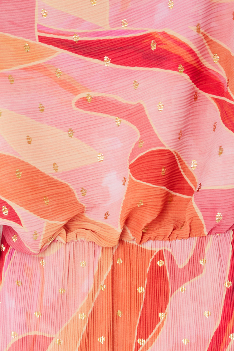 Pink Abstract Tilly Dress、mySite、solidvoid