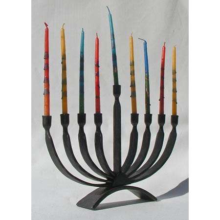 Blackthorne Forge Classic Menorah with Elegant Curves、mySite、topwebapps