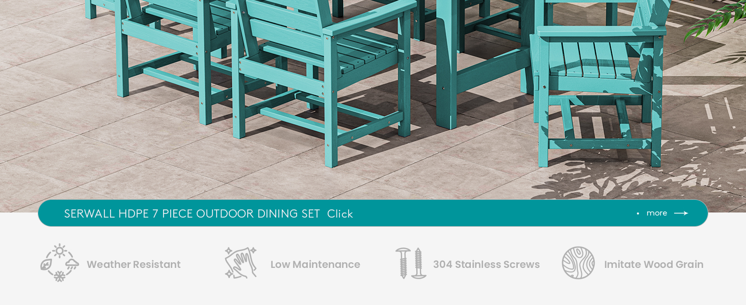 aruba polywood outdoor furniture