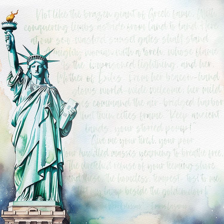  Scrapbook Paper - Lady Liberty、mySite、ghnorth