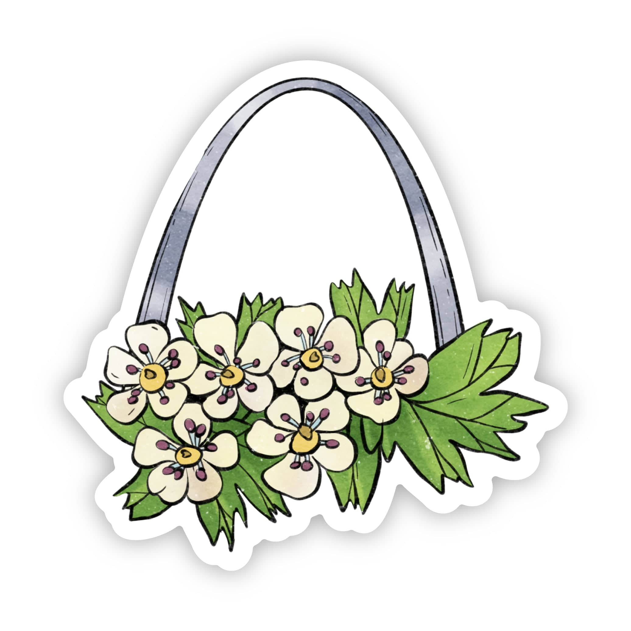  Magnolia Flower Gateway Arch Missouri Sticker、mySite、ghnorth