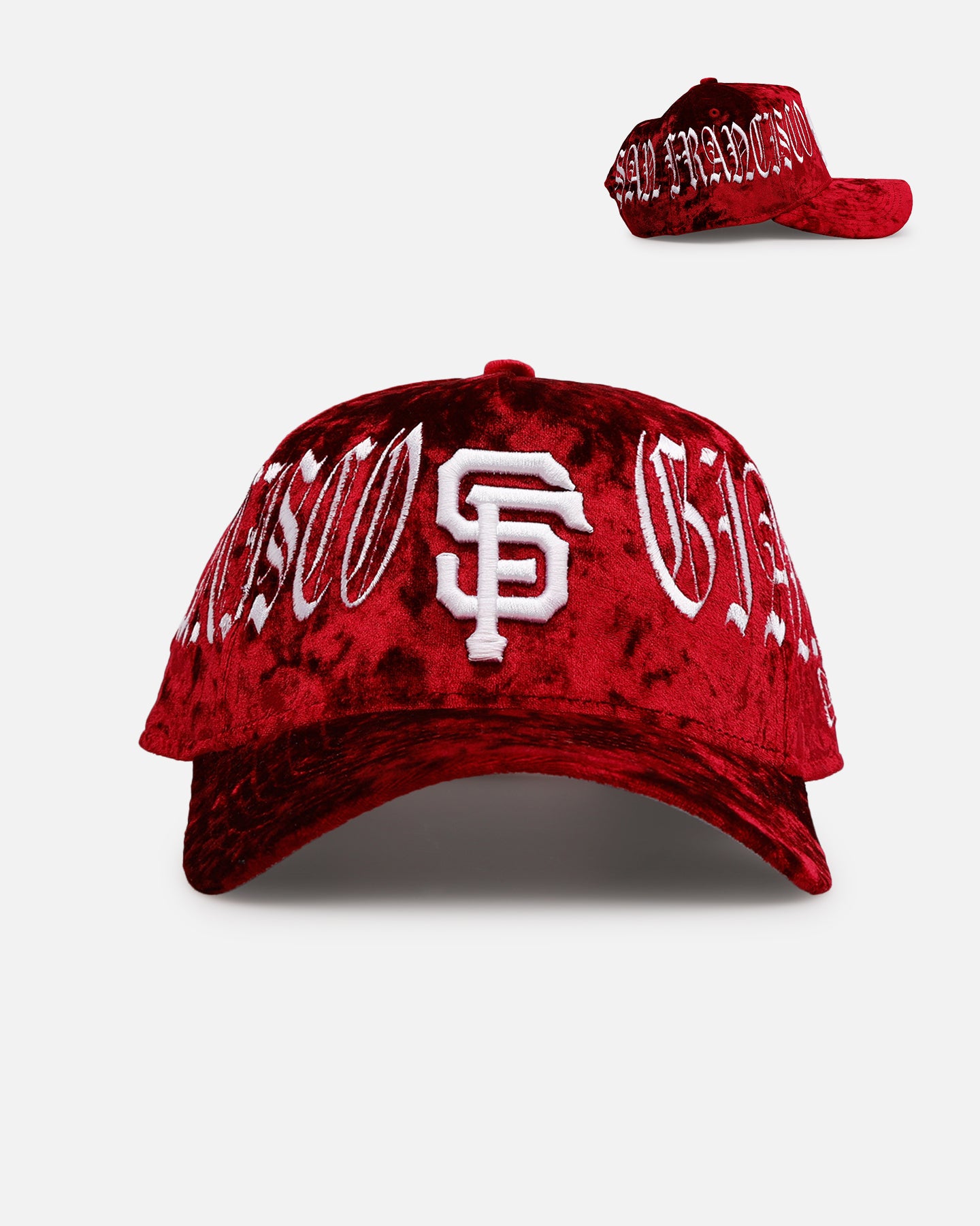 New Era San Francisco Giants 'Velvet Gothic Script' 9FORTY A-Frame Snapback Maroon、mySite、zt4zffjzw