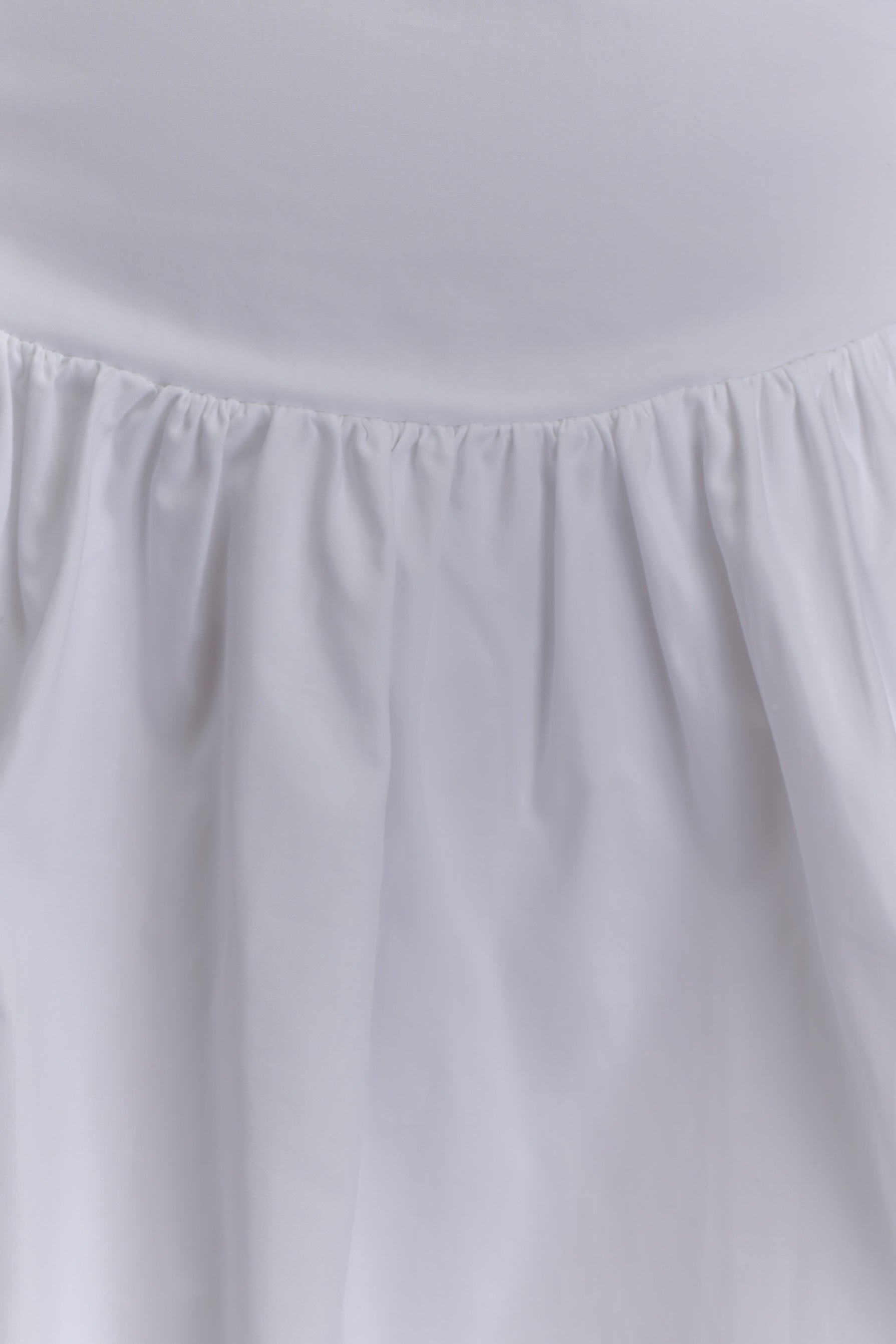 Janis Cotton Frill Mini Dress - White、mySite、solidvoid