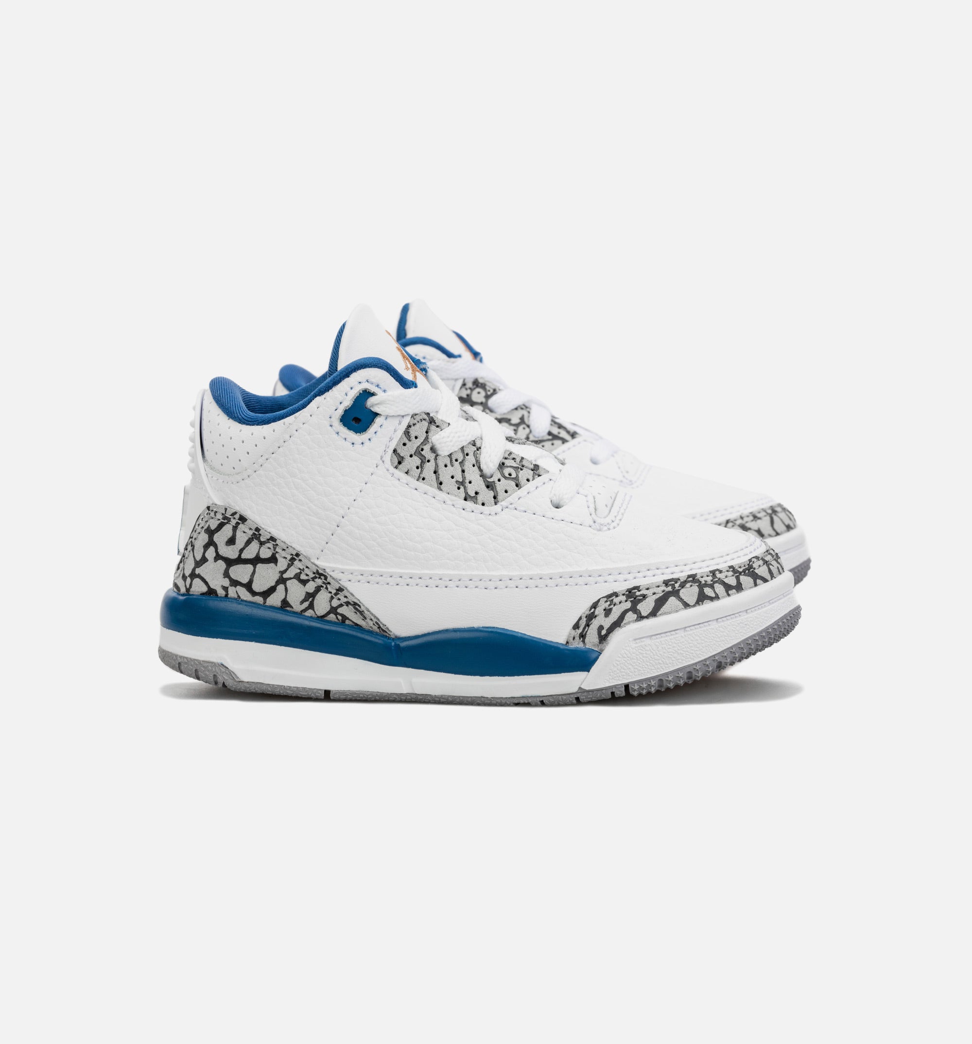 Air Jordan 3 Retro Wizards True Blue Infant Toddler Lifestyle Shoe - White/Blue、mySite、dreamappss