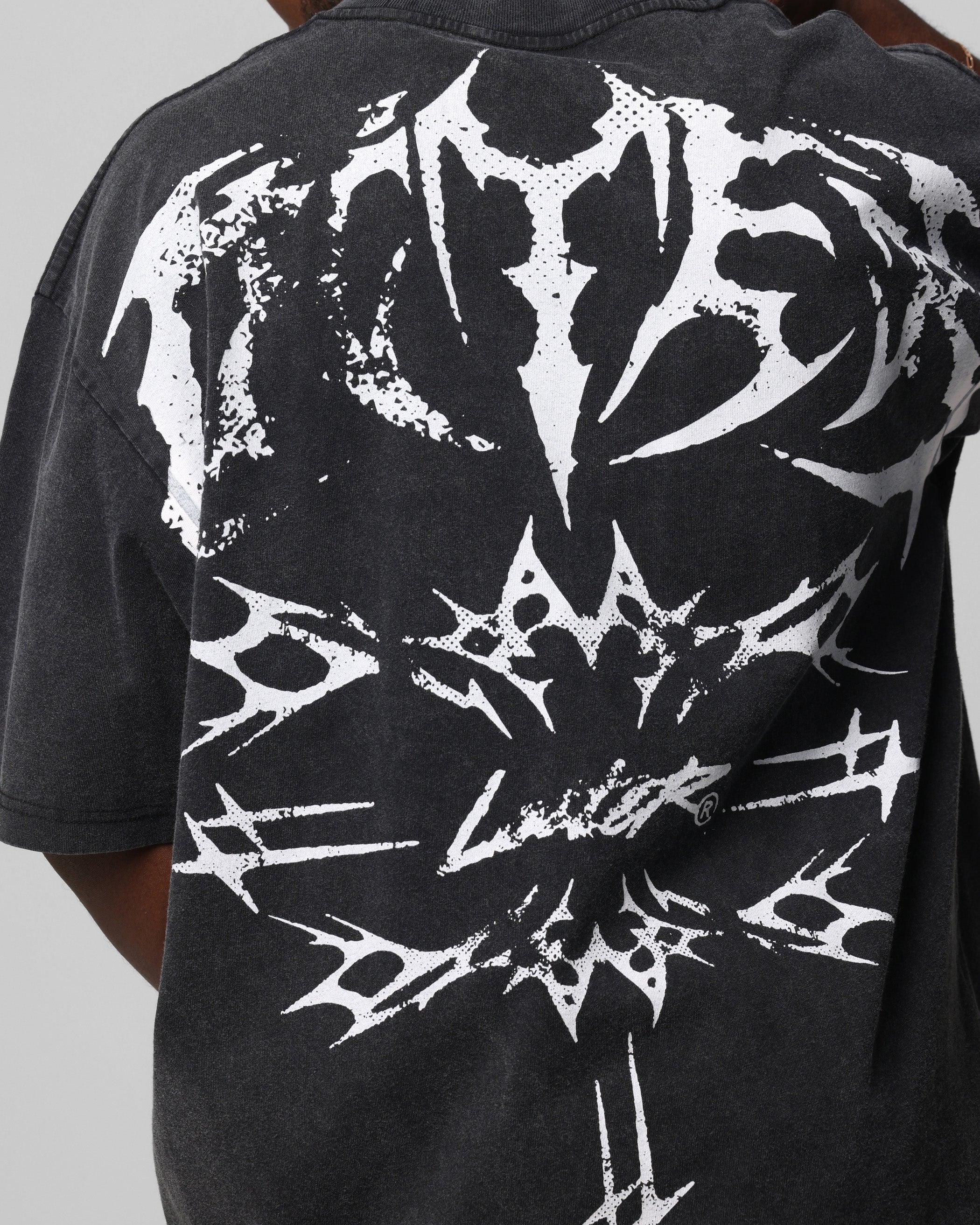 Loiter Metal Stacked Vintage T-Shirt Vintage Black、mySite、zt4zffjzw