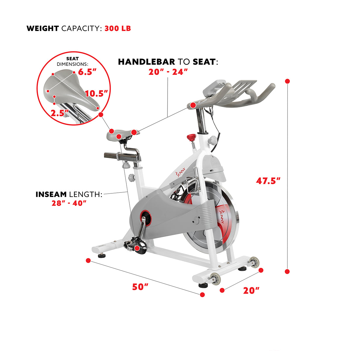  Premium Magnetic Belt Drive Indoor Cycling Bike、mySite、ghnorth