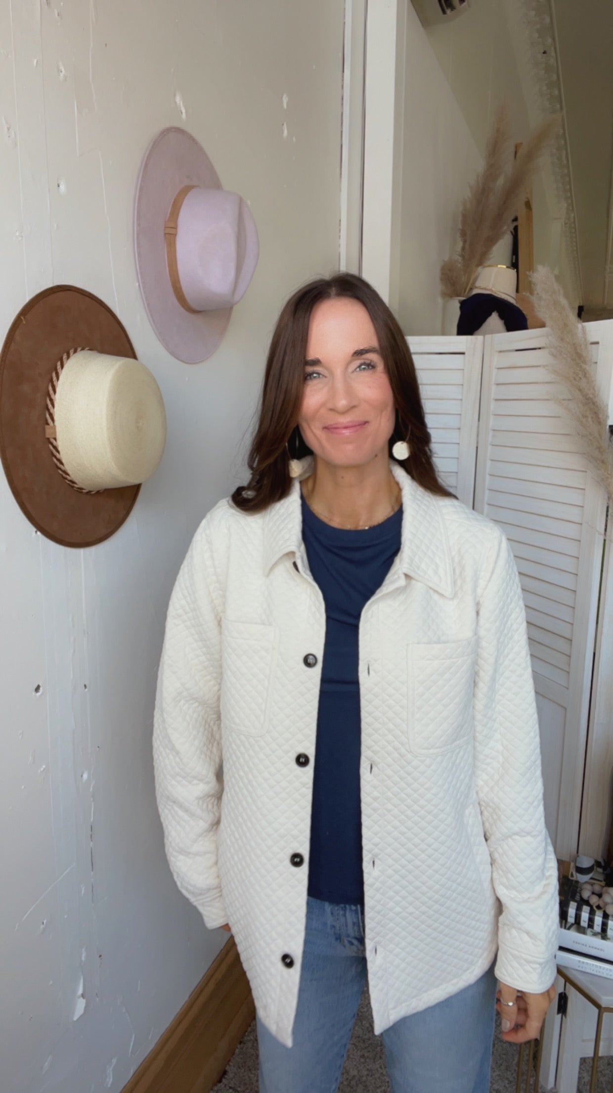 Jenna's Quilted Button Down、mySite、garagedoors4me