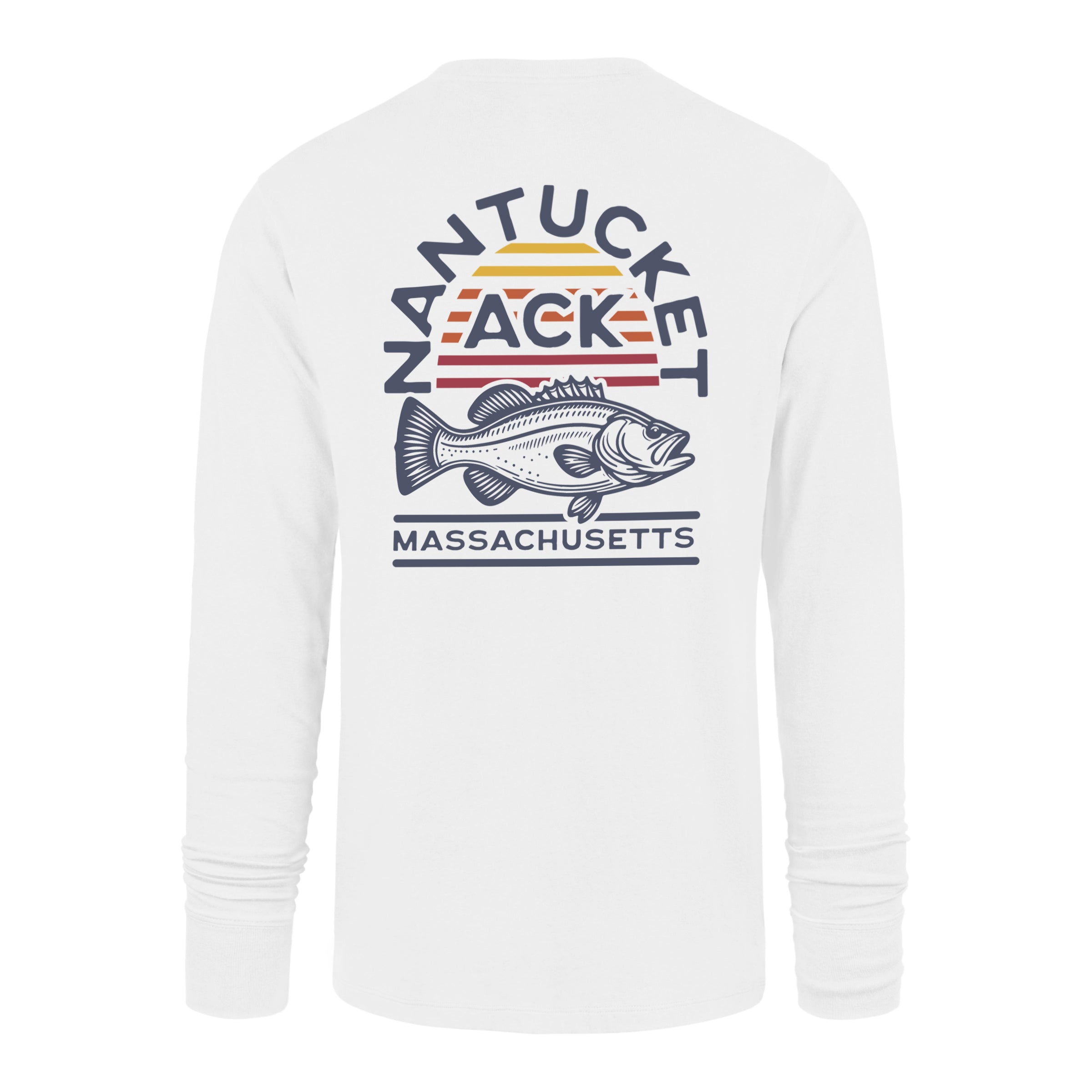 NANTUCKET DESTINATION BACKER '47 FRANKLIN LONG SLEEVE TEE、mySite、vikingsvslions