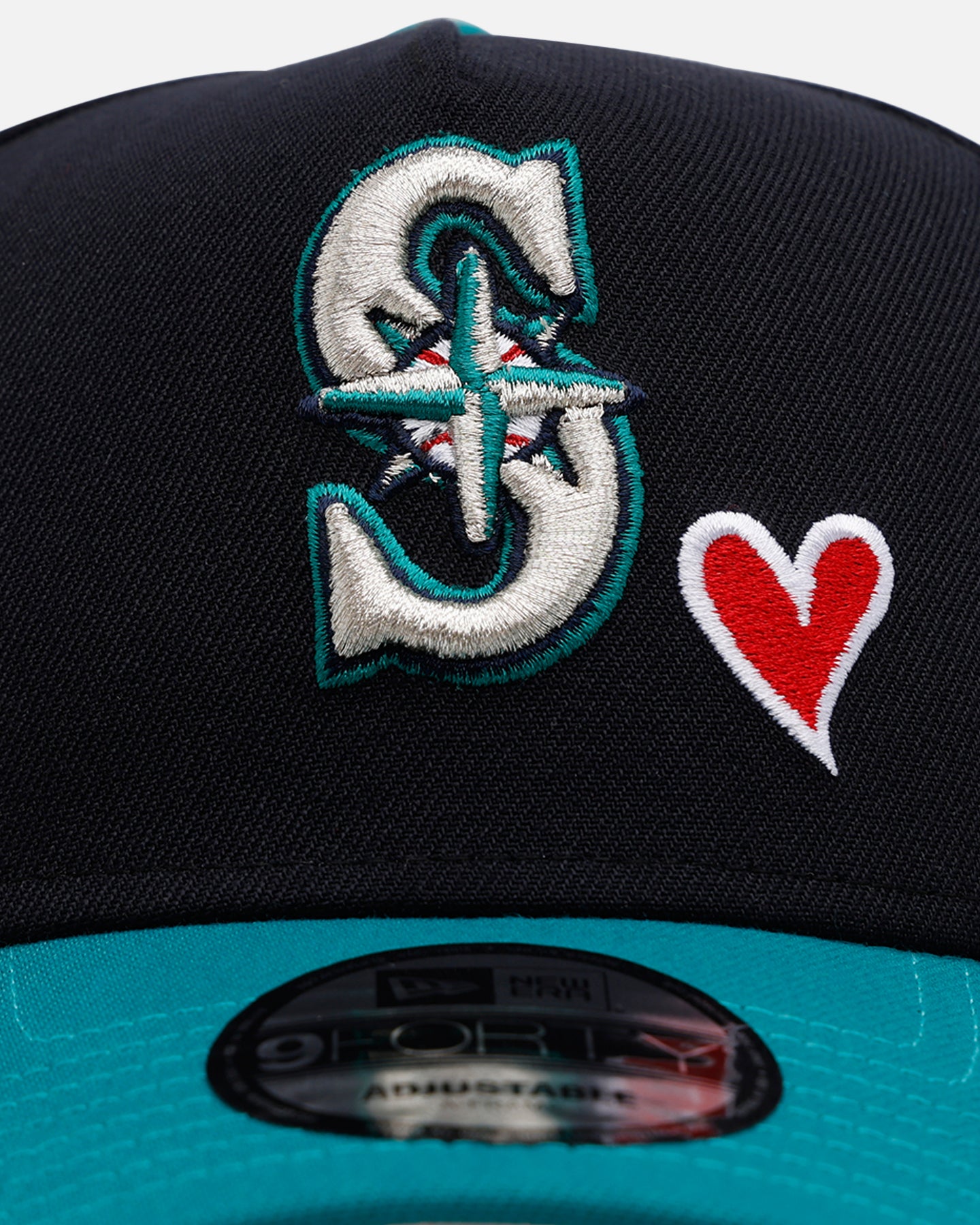 New Era Seattle Mariners 'Team Color Hearts' 9FORTY A-Frame Snapback Official Team Color、mySite、zt4zffjzw