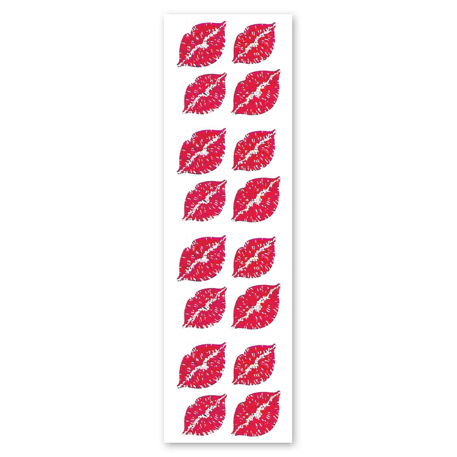  Lips Sparkly Prismatic Stickers - Packaged、mySite、ghnorth