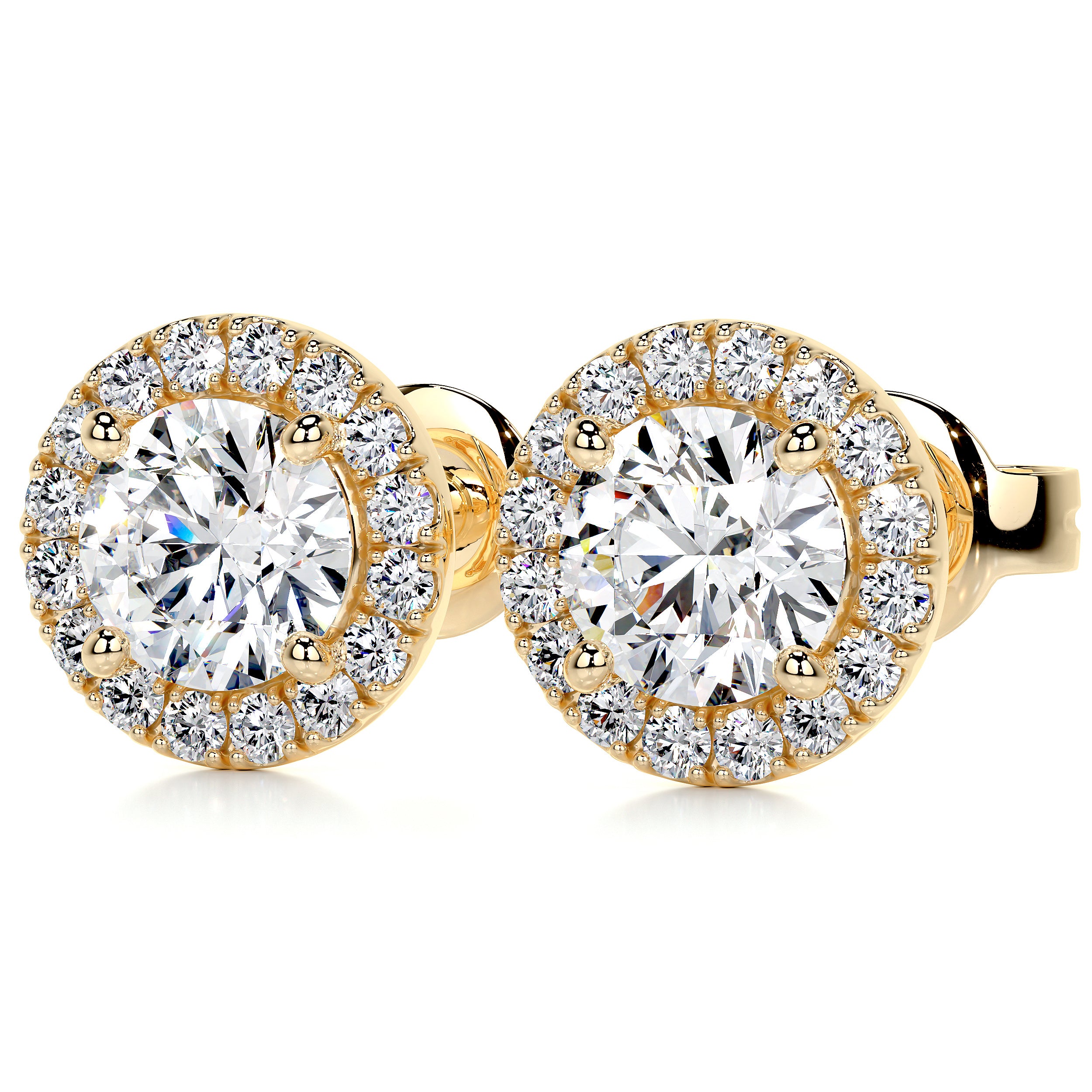 Erica Lab Grown Diamond Earrings -18K Yellow Gold、mySite、hinf8tx79