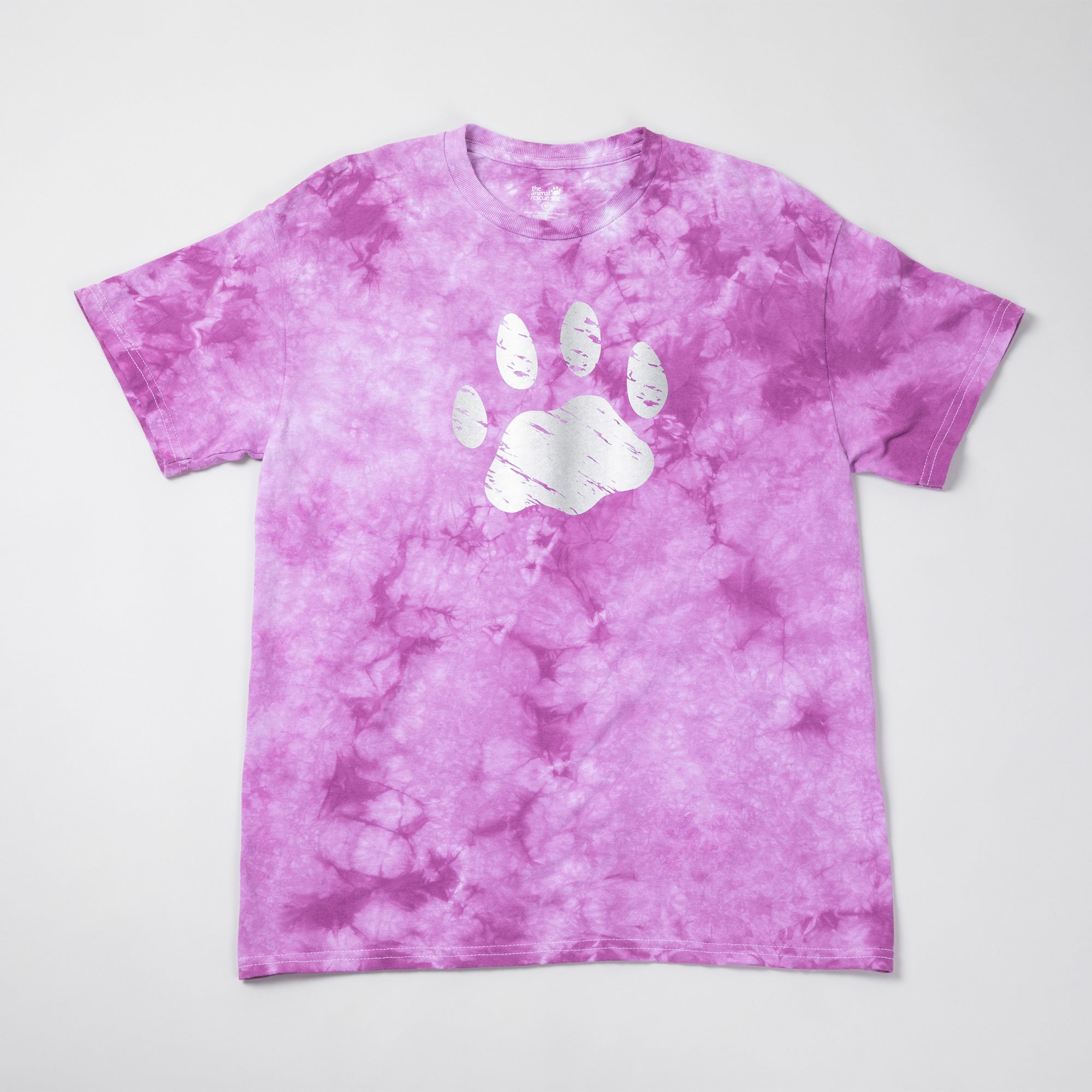 Paw Print Boysenberry Tie-Dye T-Shirt、mySite、camillekostekn