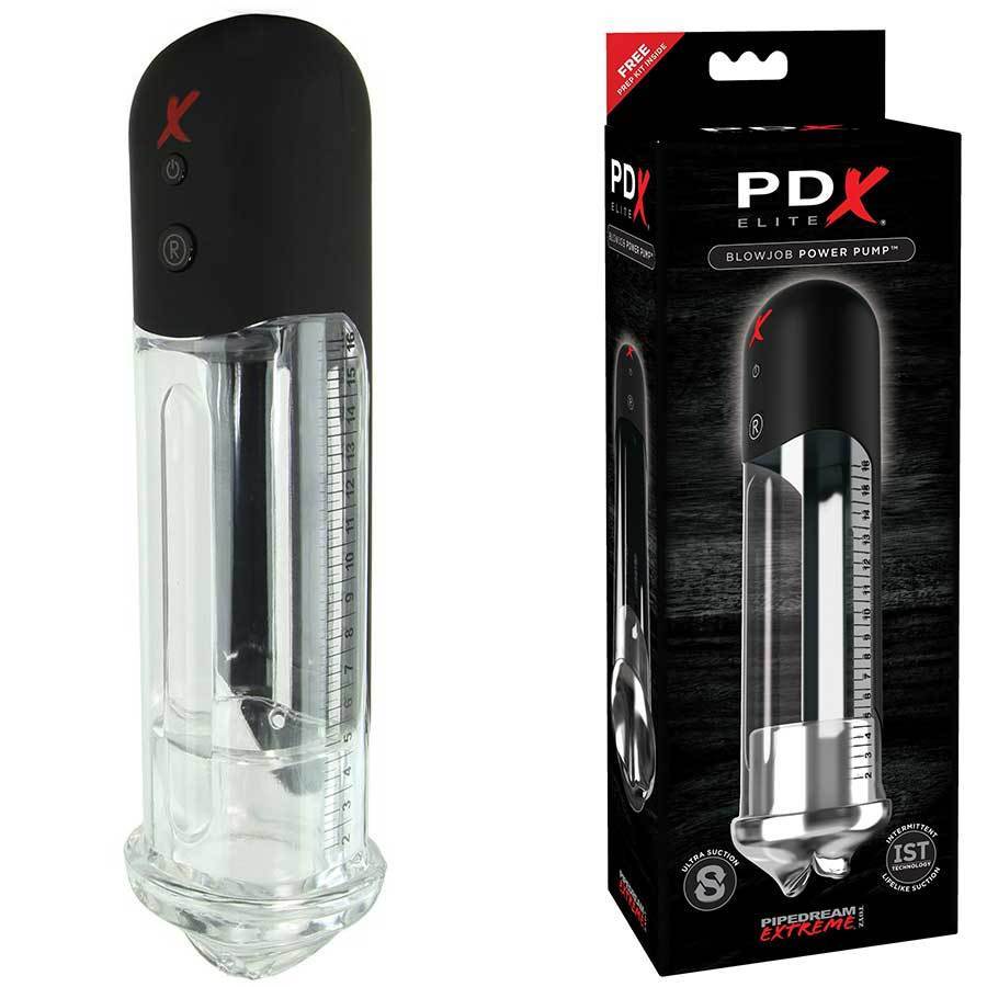 PDX Elite Blowjob Power Pump | Automatic Sucking Penis Pump、mySite、bottomscart