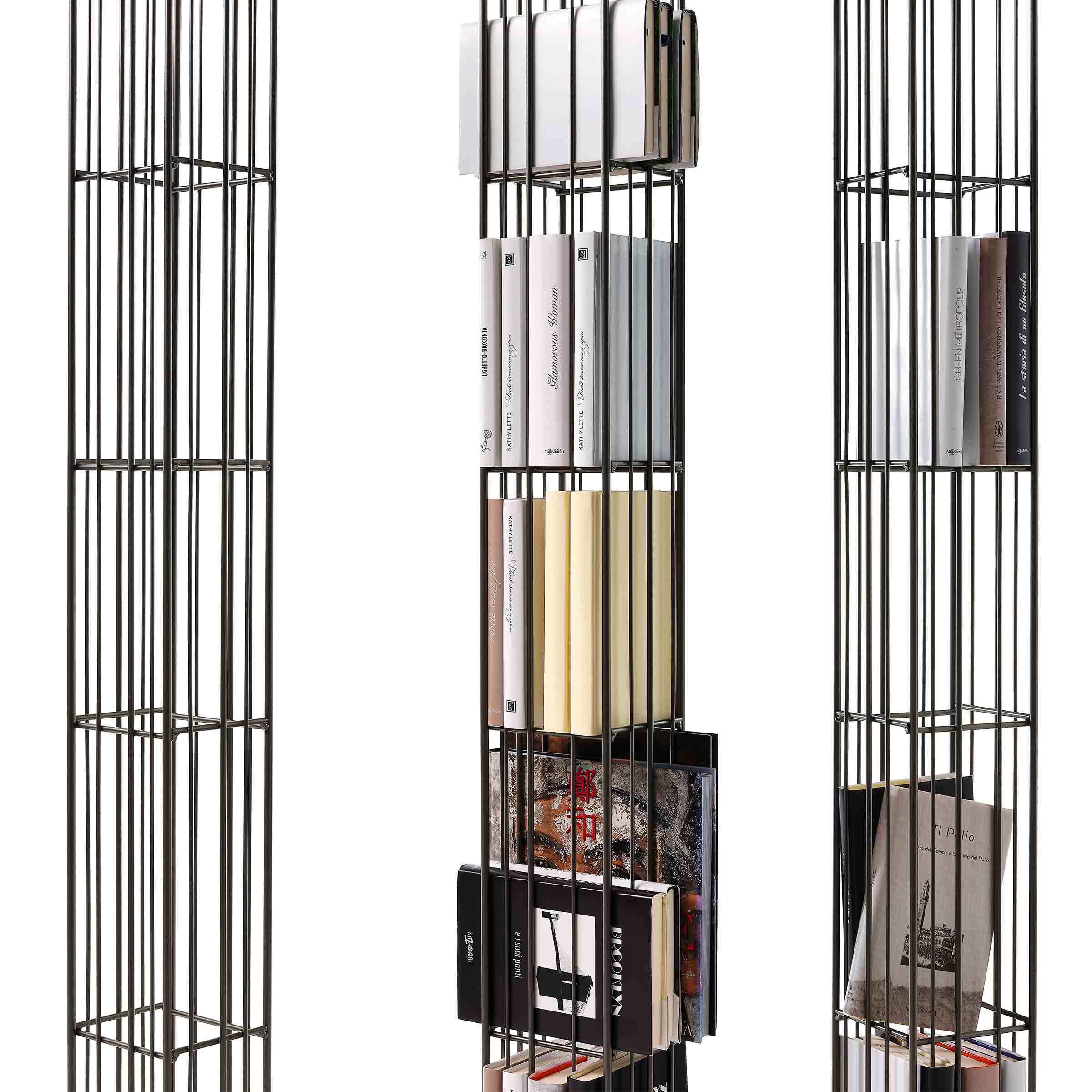 Metal Bookshelf METRICA TOWER by Ctrlzak for Mogg、mySite、neckold