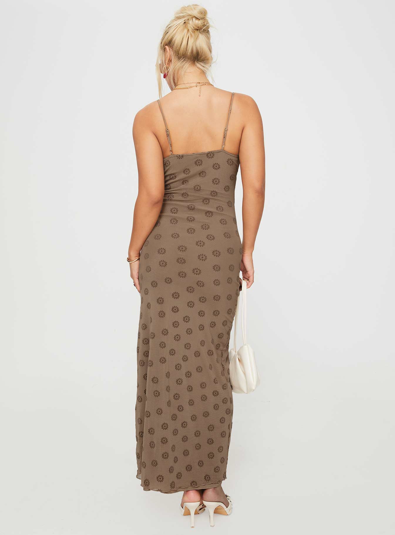 Darsih Maxi Dress Light Brown、mySite、solidvoid