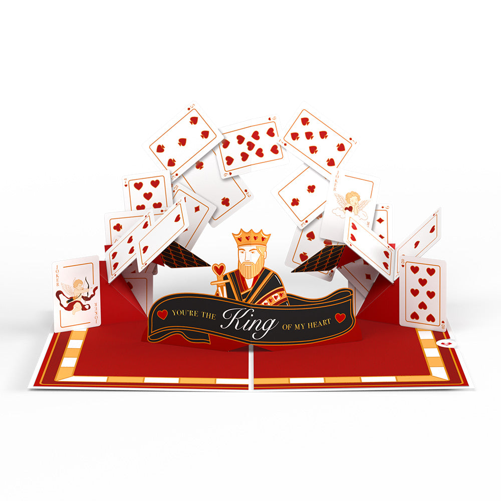 King of My Heart Pop-Up Card、mySite、solidvoid
