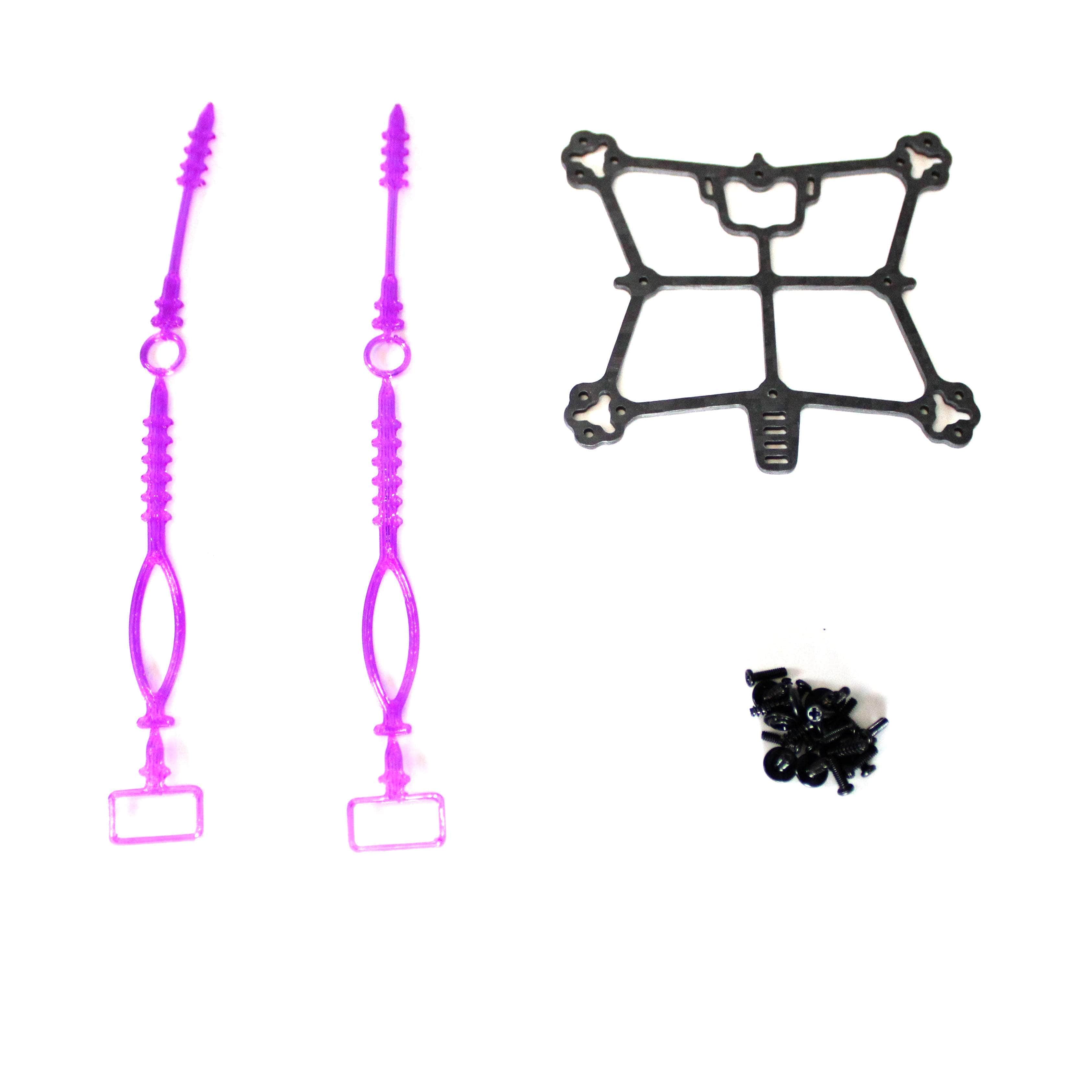  Fractal Engineering Fractal 65 Micro/Whoop Frame Kit - Lite Kit + Mob6 Clear、mySite、merchandisen