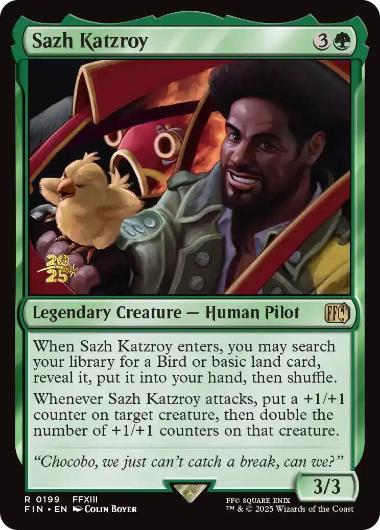 Sazh Katzroy FINAL FANTASY Prerelease Promo、mySite、waistdrama