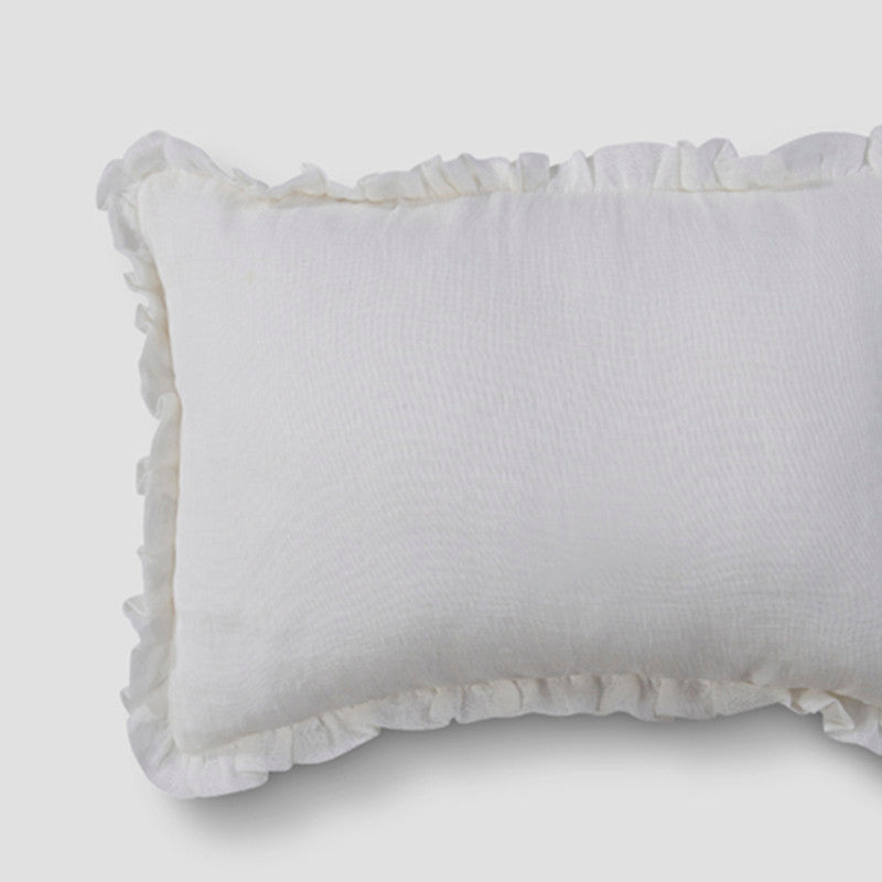 Linen Cushion Cover | Ivory | 35 x 50 cm、mySite、camillekostekn