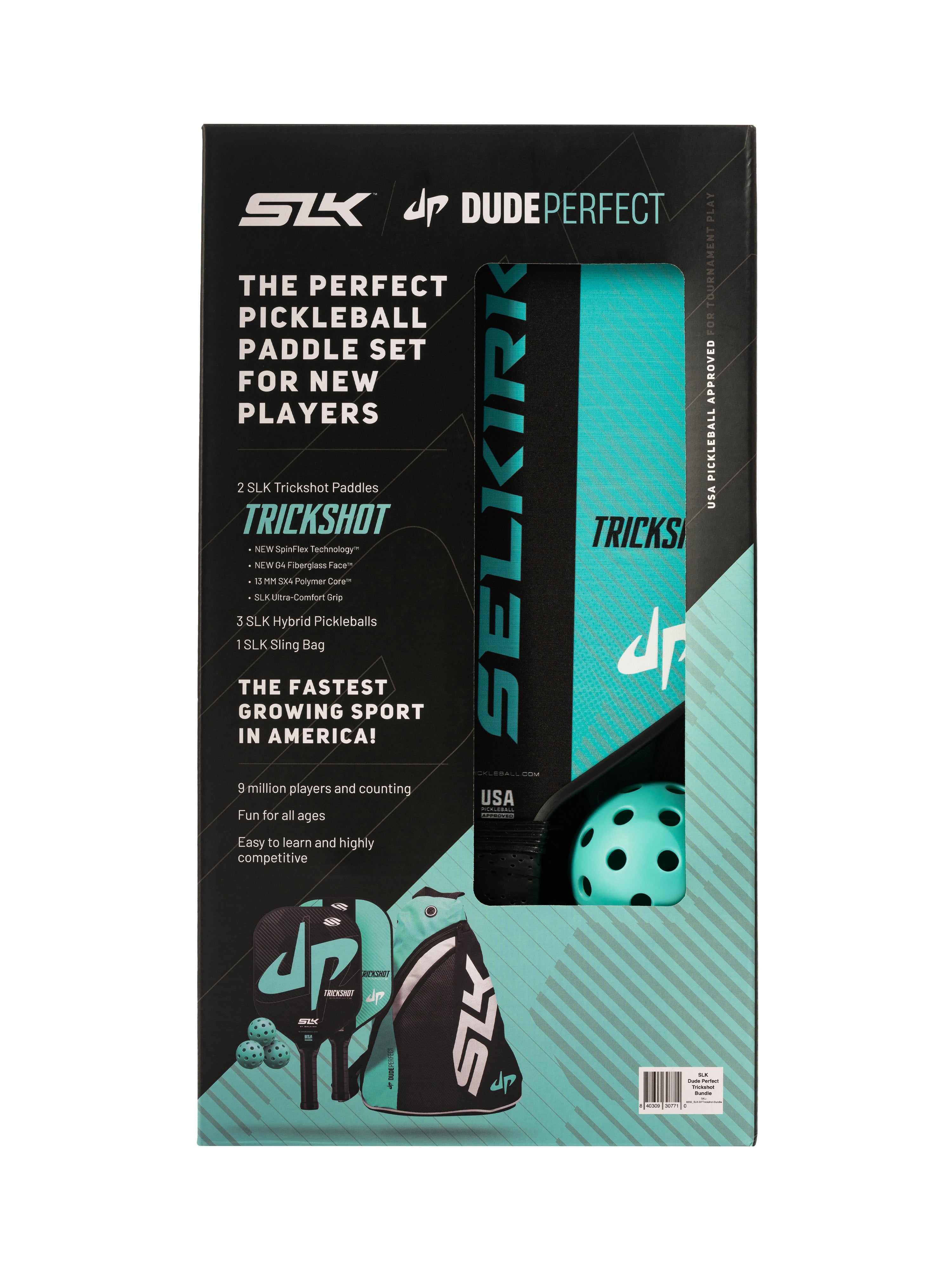 SLK by Selkirk x Dude Perfect - Trickshot Pickleball Bundle、mySite、noshort