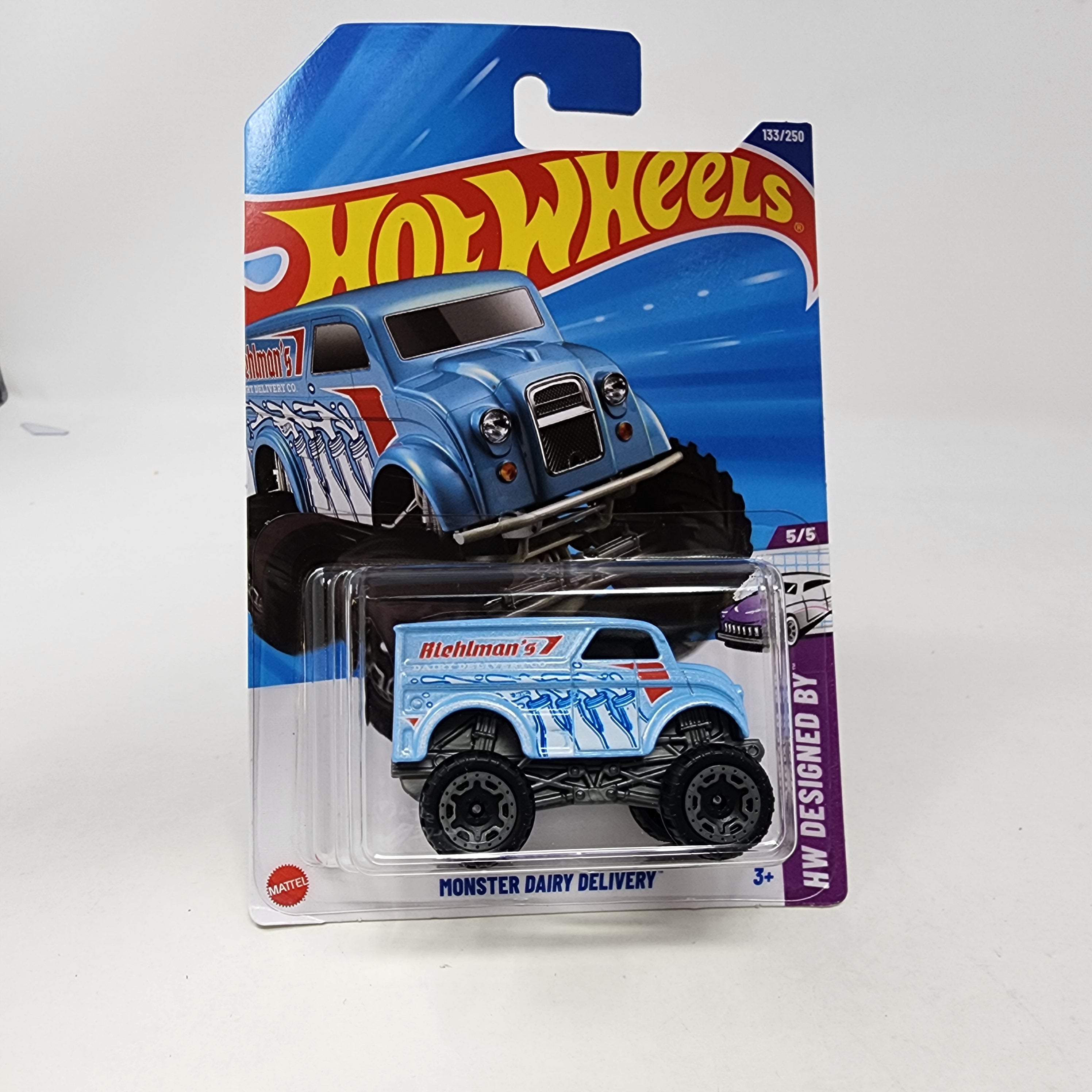 Monster Dairy Delivery #133 * Blue * 2025 Hot Wheels NEW! L Case、mySite、hgirdovlk