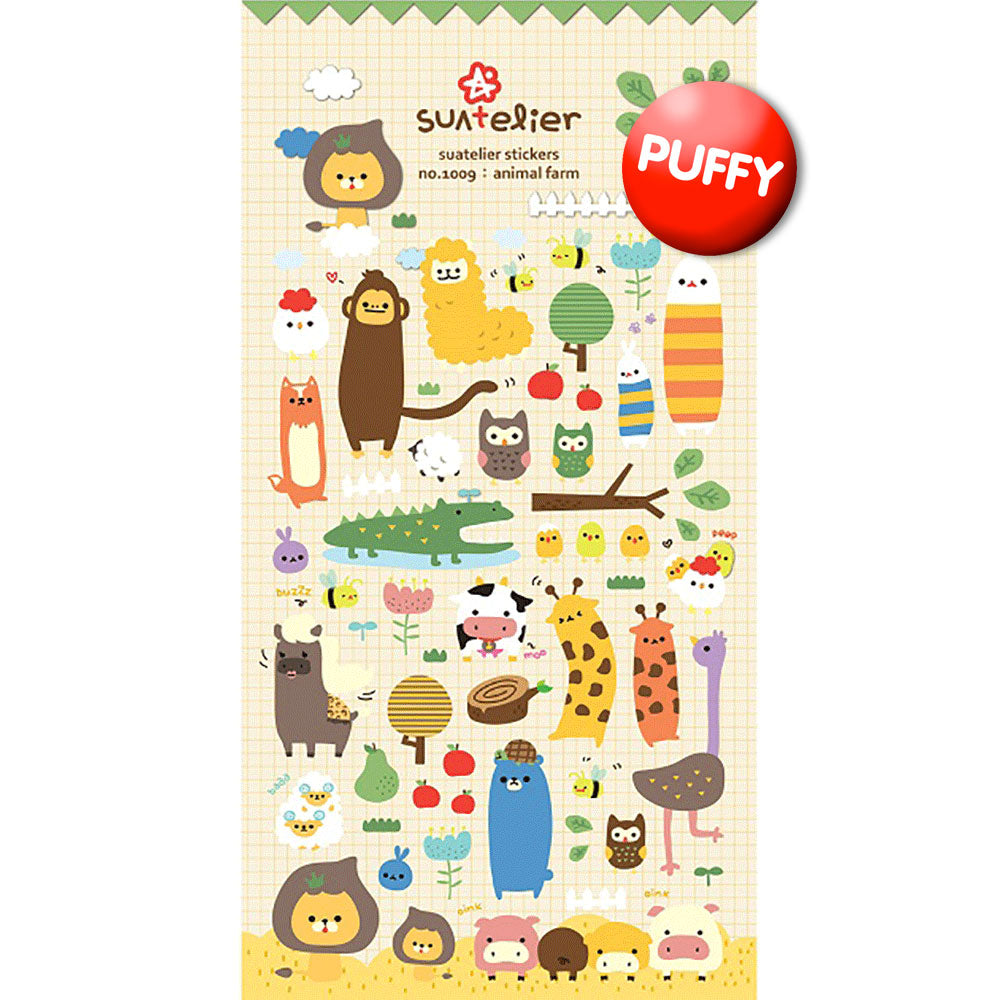  Animal Farm Puffy Stickers、mySite、ghnorth