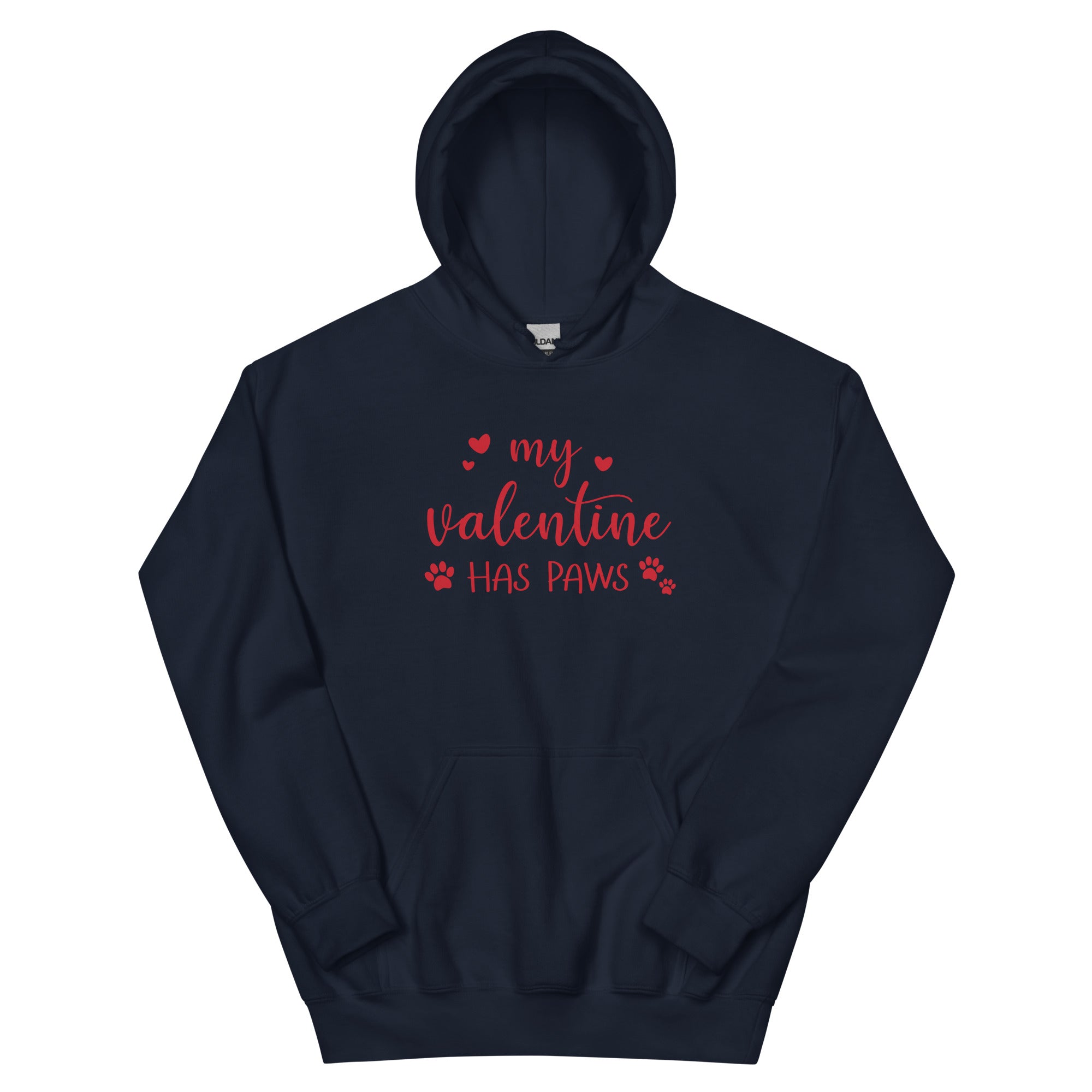 My Valentine Has Paws Hoodie、mySite、camillekostekn