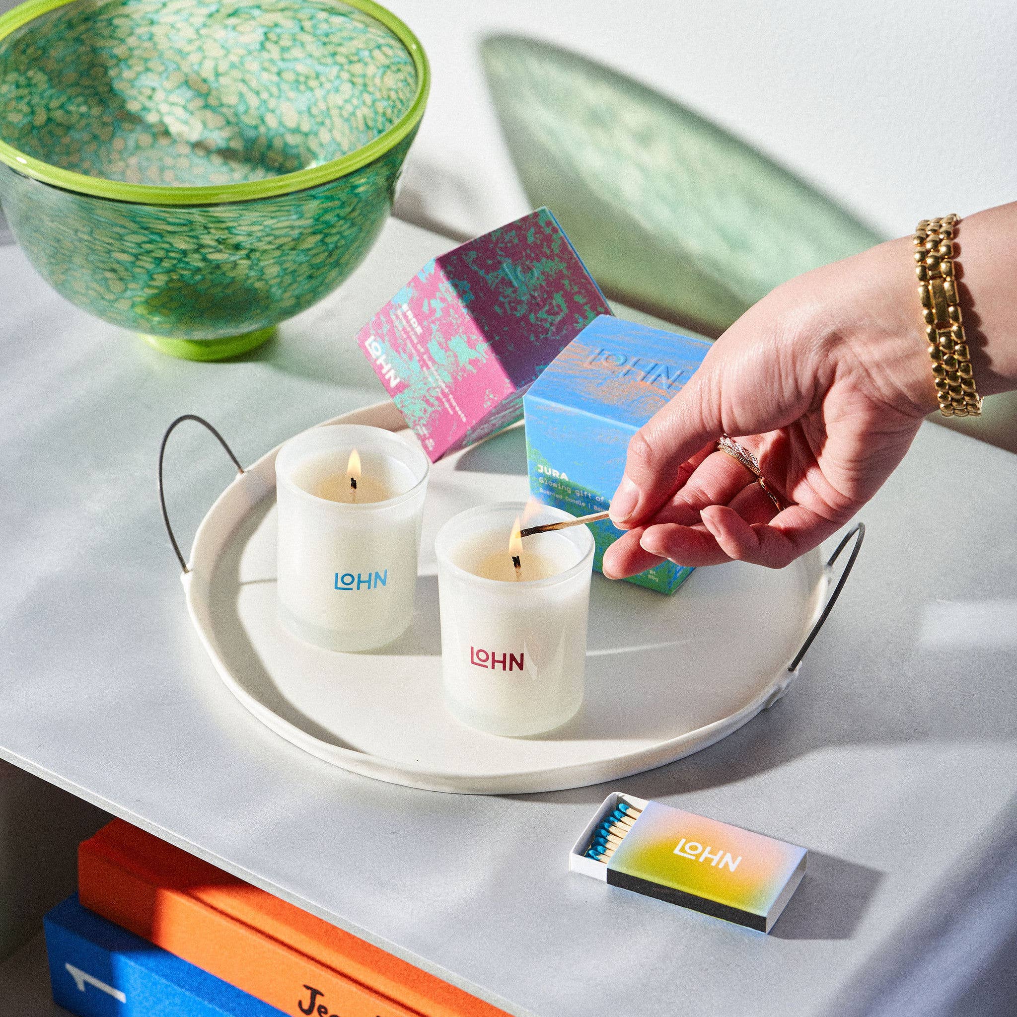 LOHN - Mini 3 oz Candle - ERDE Amber & Vetiver、mySite、garagedoors4me