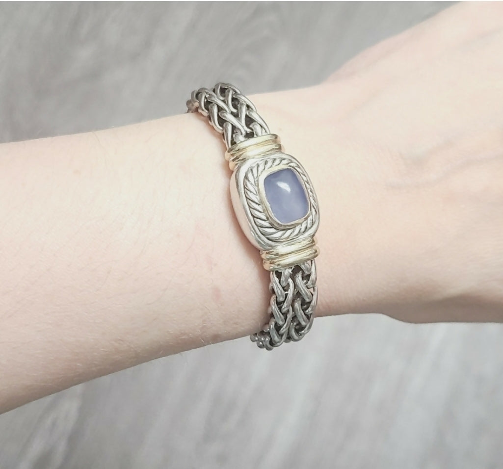 David Yurman Albion Wheat Bracelet 鈥?Chalcedony & Gold、mySite、hinf8tx79